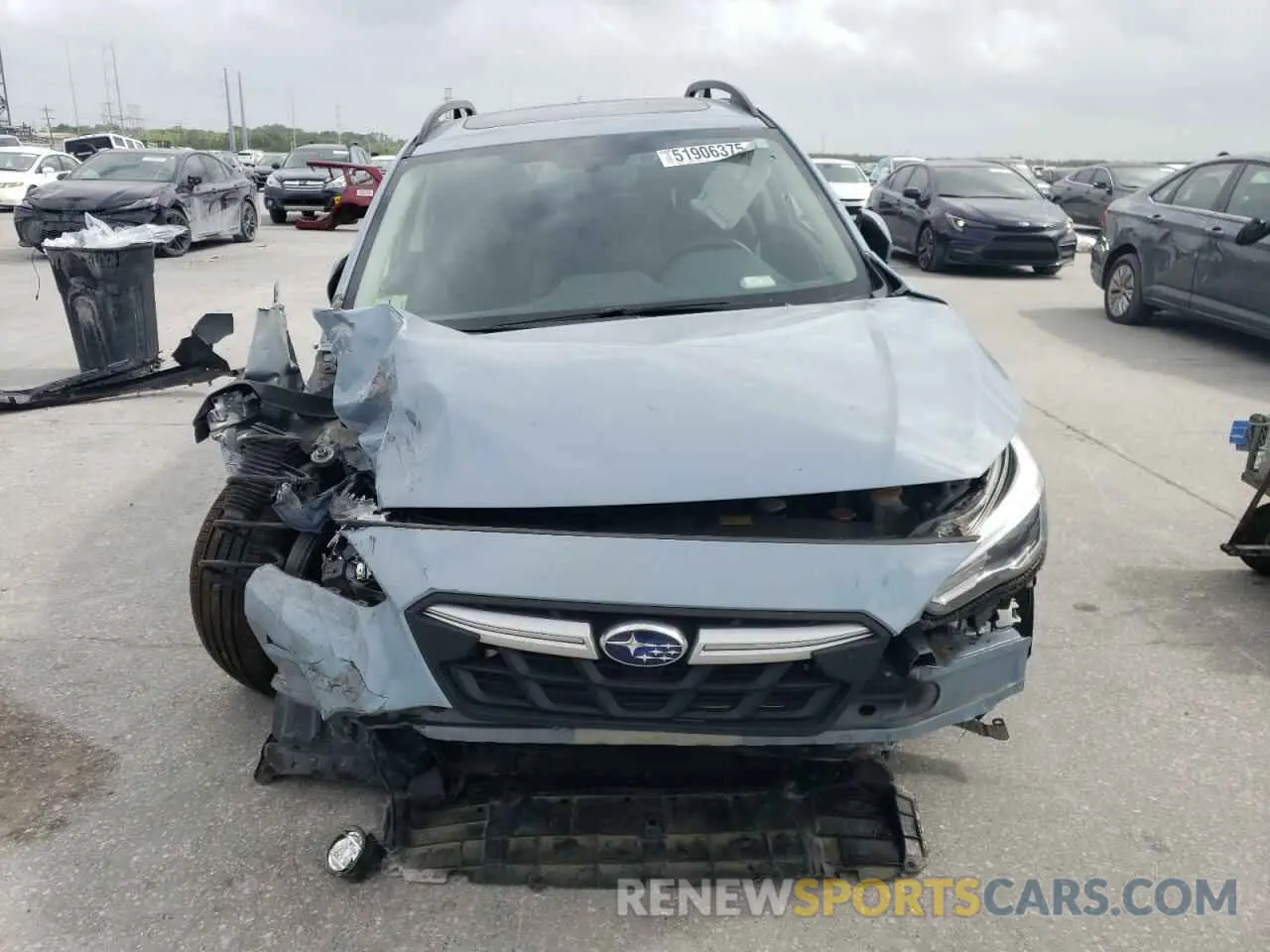5 fotografías del automóvil dañado JF2GTHMC1M8382959 SUBARU CROSSTREK 2021