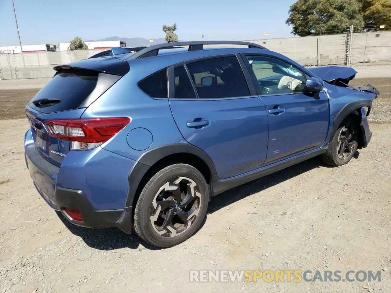 3 fotografías del automóvil dañado JF2GTHMC1MH344731 SUBARU CROSSTREK 2021