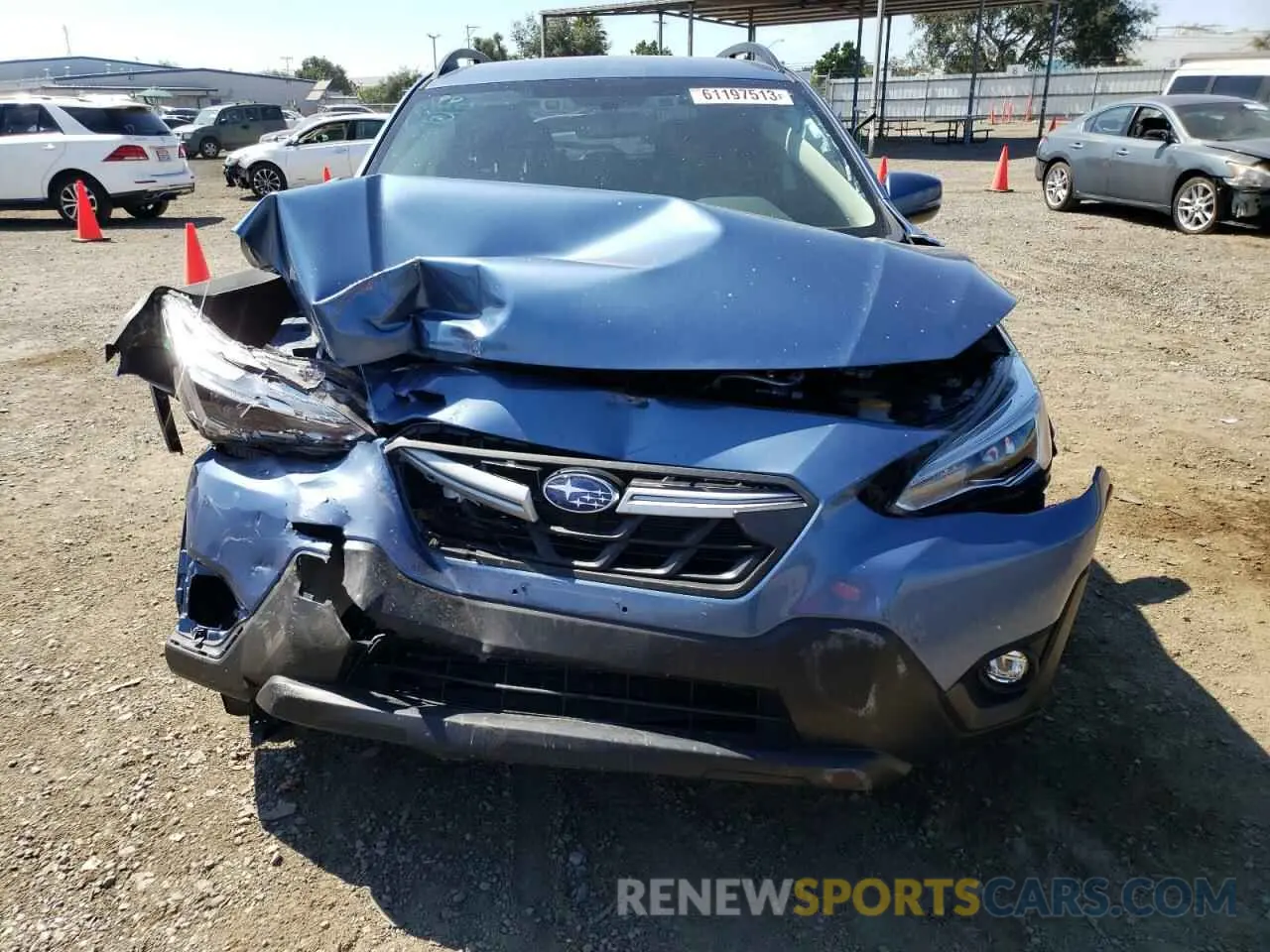 5 fotografías del automóvil dañado JF2GTHMC1MH344731 SUBARU CROSSTREK 2021