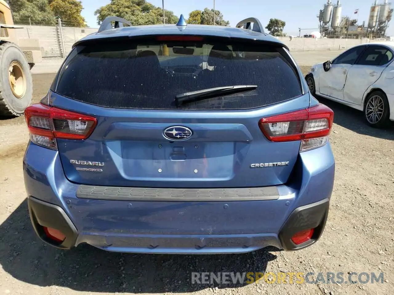 6 fotografías del automóvil dañado JF2GTHMC1MH344731 SUBARU CROSSTREK 2021