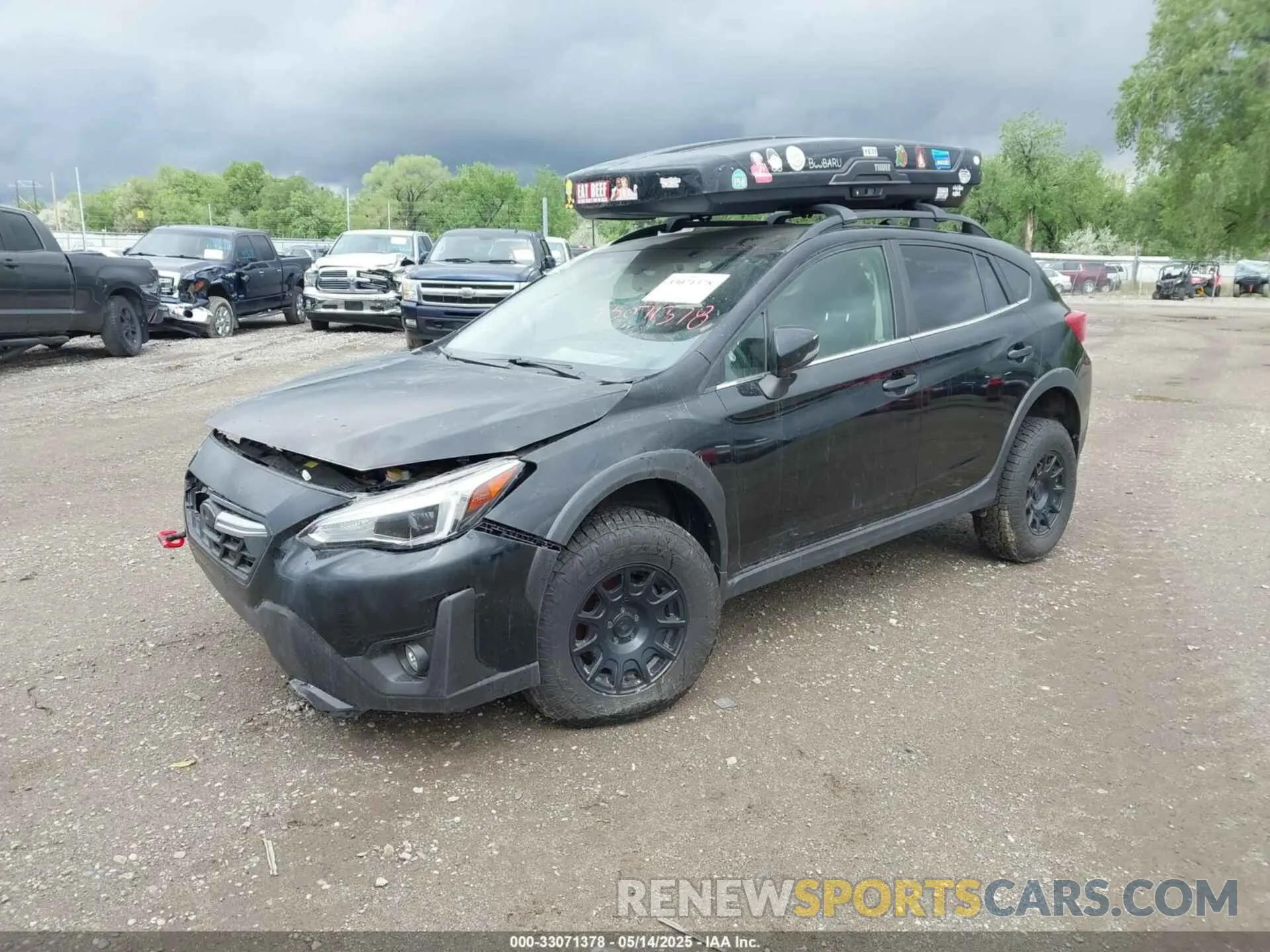 2 fotografías del automóvil dañado JF2GTHMC2MH203084 SUBARU CROSSTREK 2021