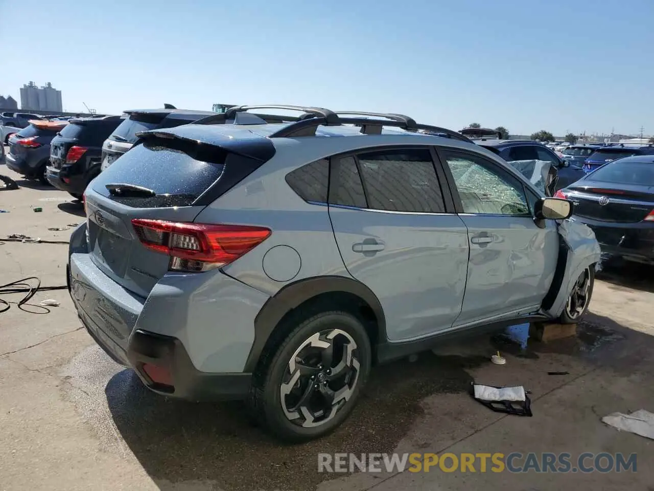 3 fotografías del automóvil dañado JF2GTHMC3M8675987 SUBARU CROSSTREK 2021