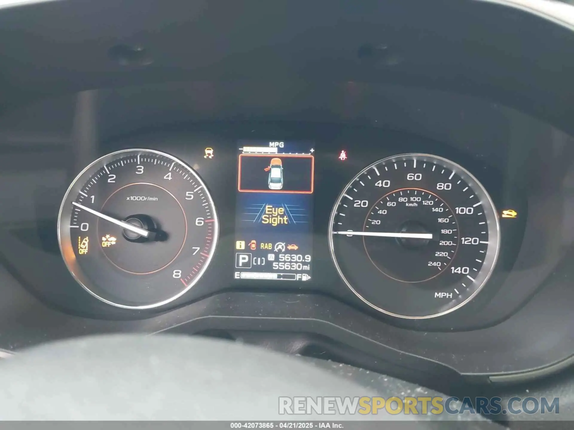 7 fotografías del automóvil dañado JF2GTHMC4M8302599 SUBARU CROSSTREK 2021