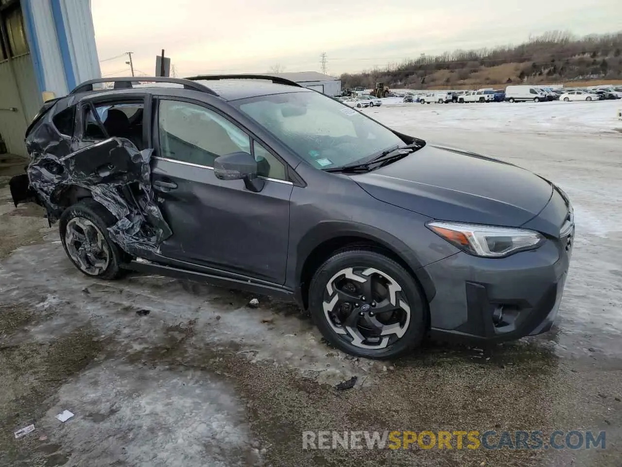 4 fotografías del automóvil dañado JF2GTHMC6MH394413 SUBARU CROSSTREK 2021