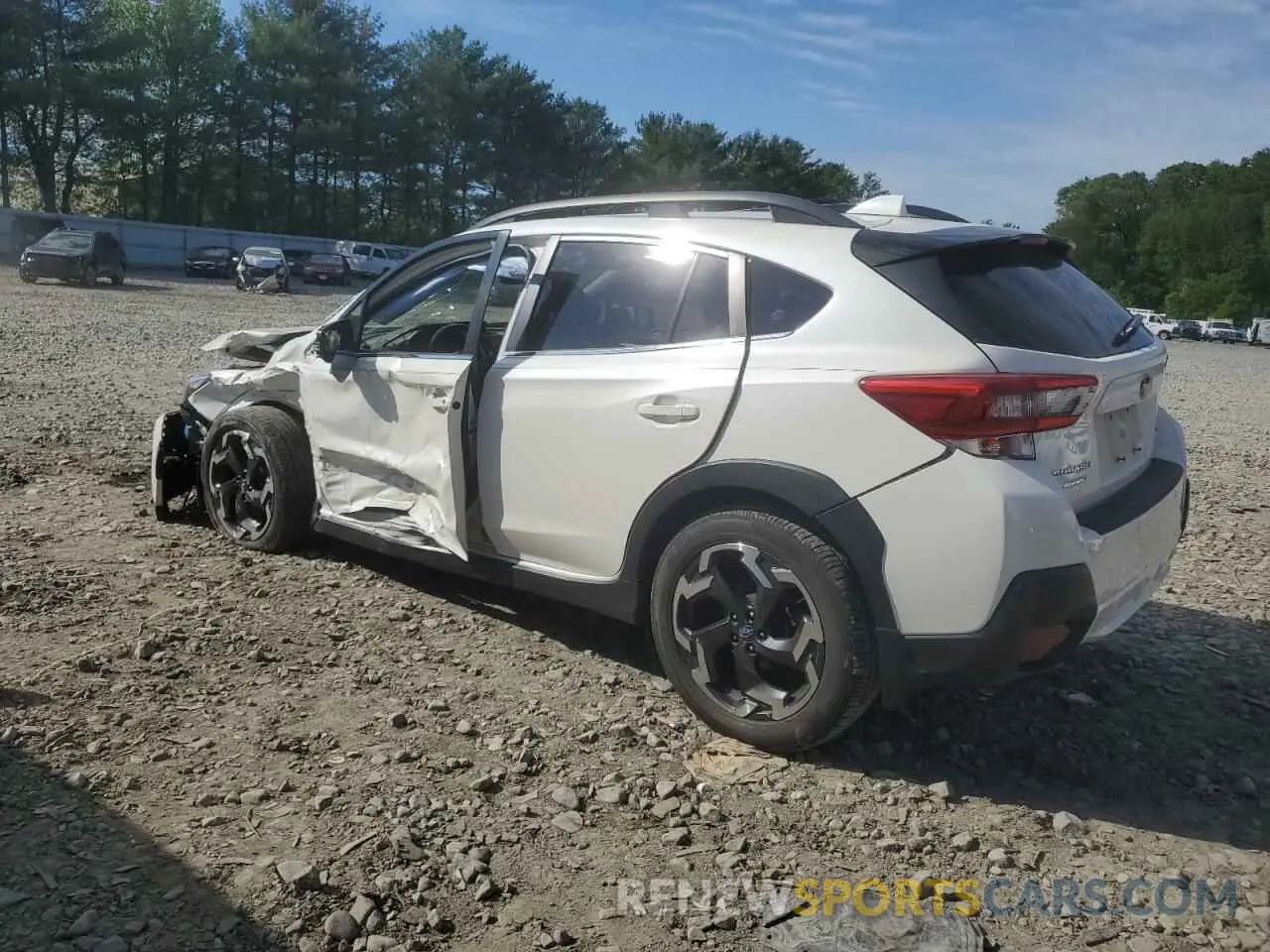2 fotografías del automóvil dañado JF2GTHMC7M8224576 SUBARU CROSSTREK 2021