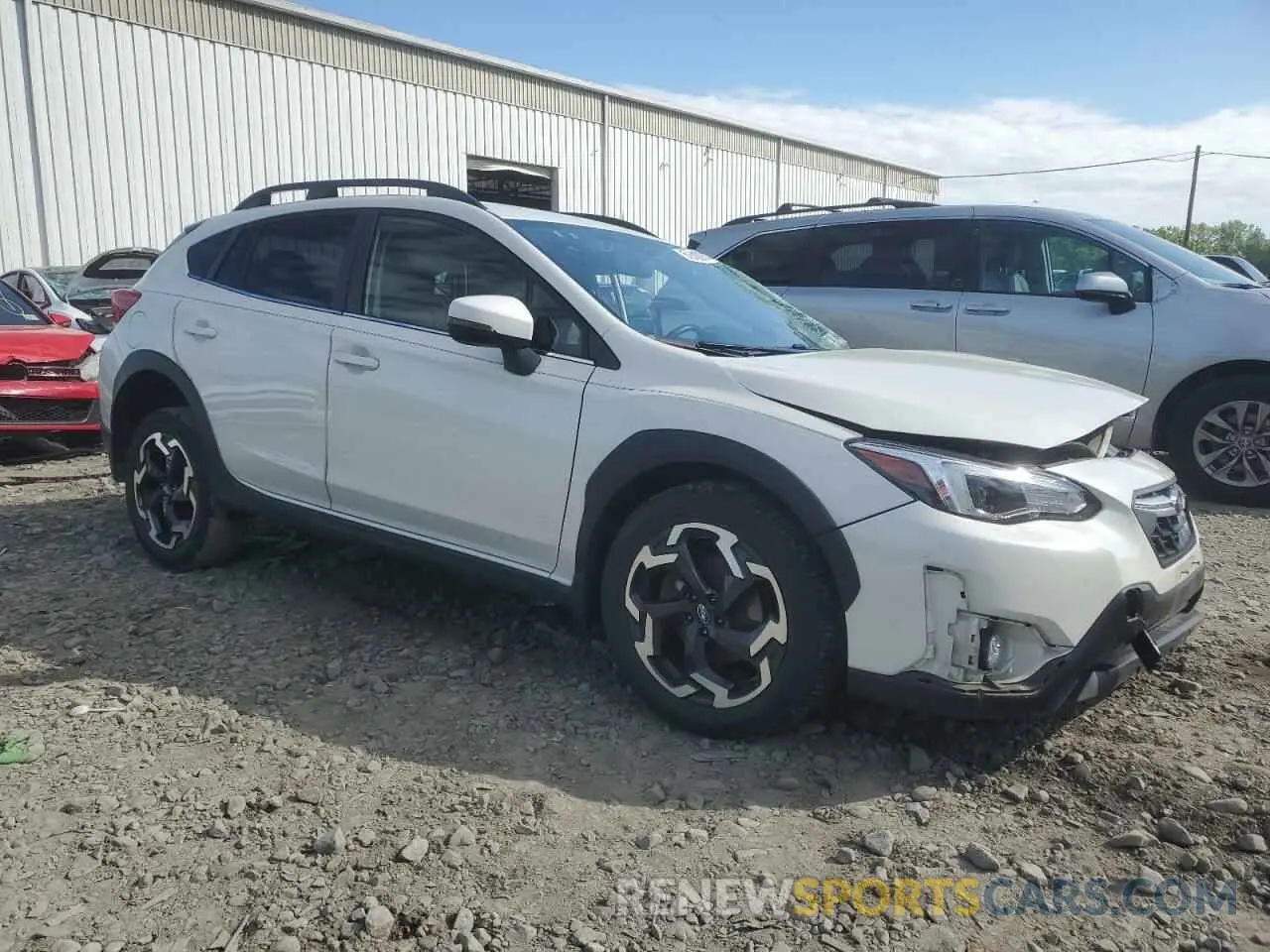 4 fotografías del automóvil dañado JF2GTHMC7M8224576 SUBARU CROSSTREK 2021