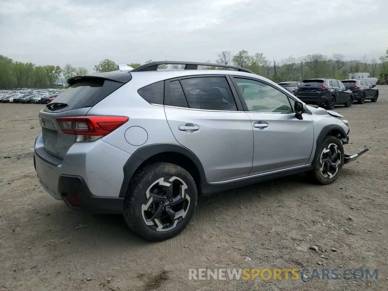 3 fotografías del automóvil dañado JF2GTHMC7M8286740 SUBARU CROSSTREK 2021