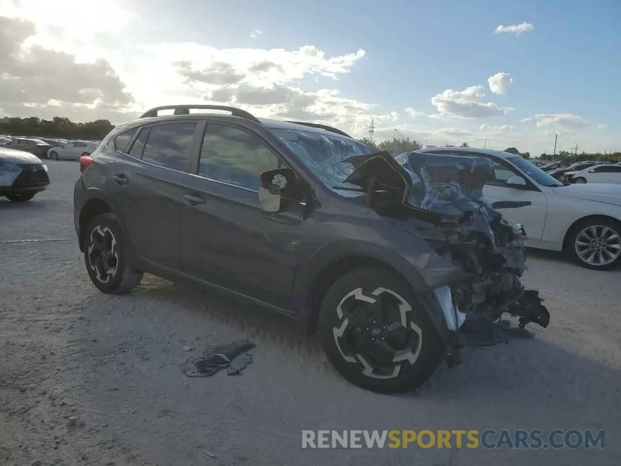 4 fotografías del automóvil dañado JF2GTHMCXM8393751 SUBARU CROSSTREK 2021