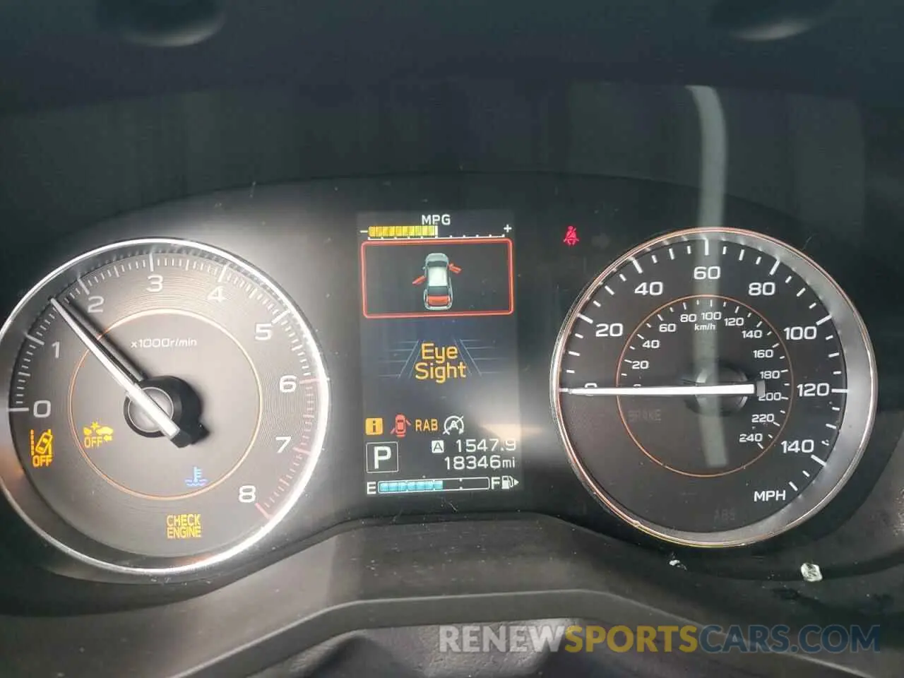 10 fotografías del automóvil dañado JF2GTHNC1M8275778 SUBARU CROSSTREK 2021