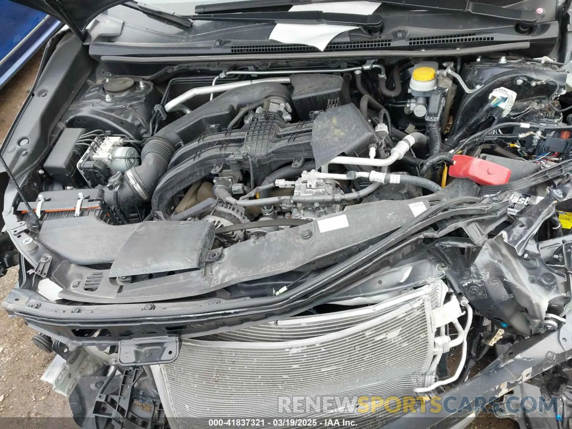 10 fotografías del automóvil dañado JF2GTHNC1M8342153 SUBARU CROSSTREK 2021