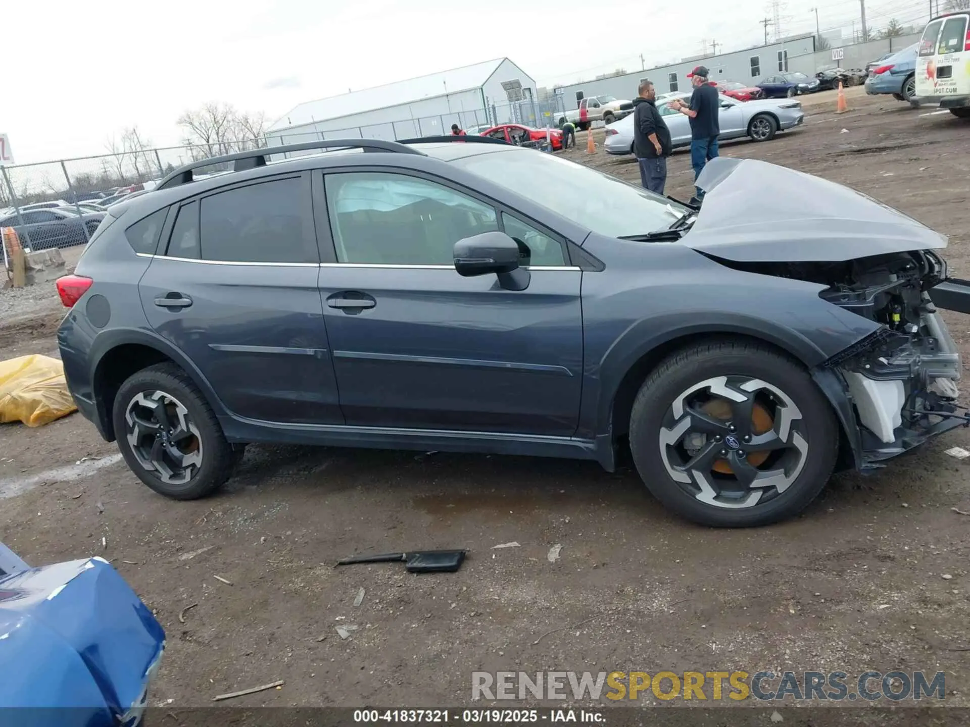 14 fotografías del automóvil dañado JF2GTHNC1M8342153 SUBARU CROSSTREK 2021