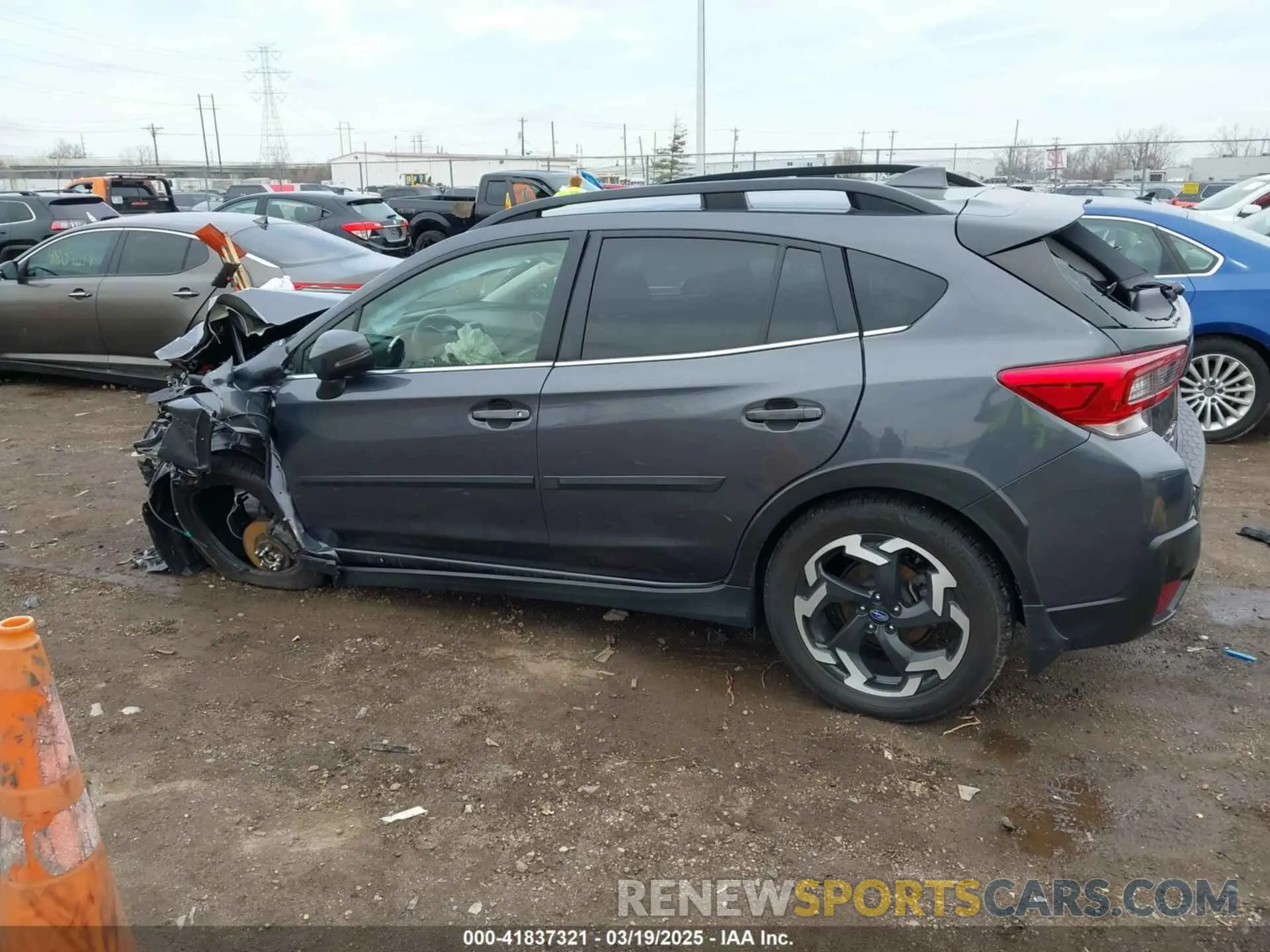 15 fotografías del automóvil dañado JF2GTHNC1M8342153 SUBARU CROSSTREK 2021