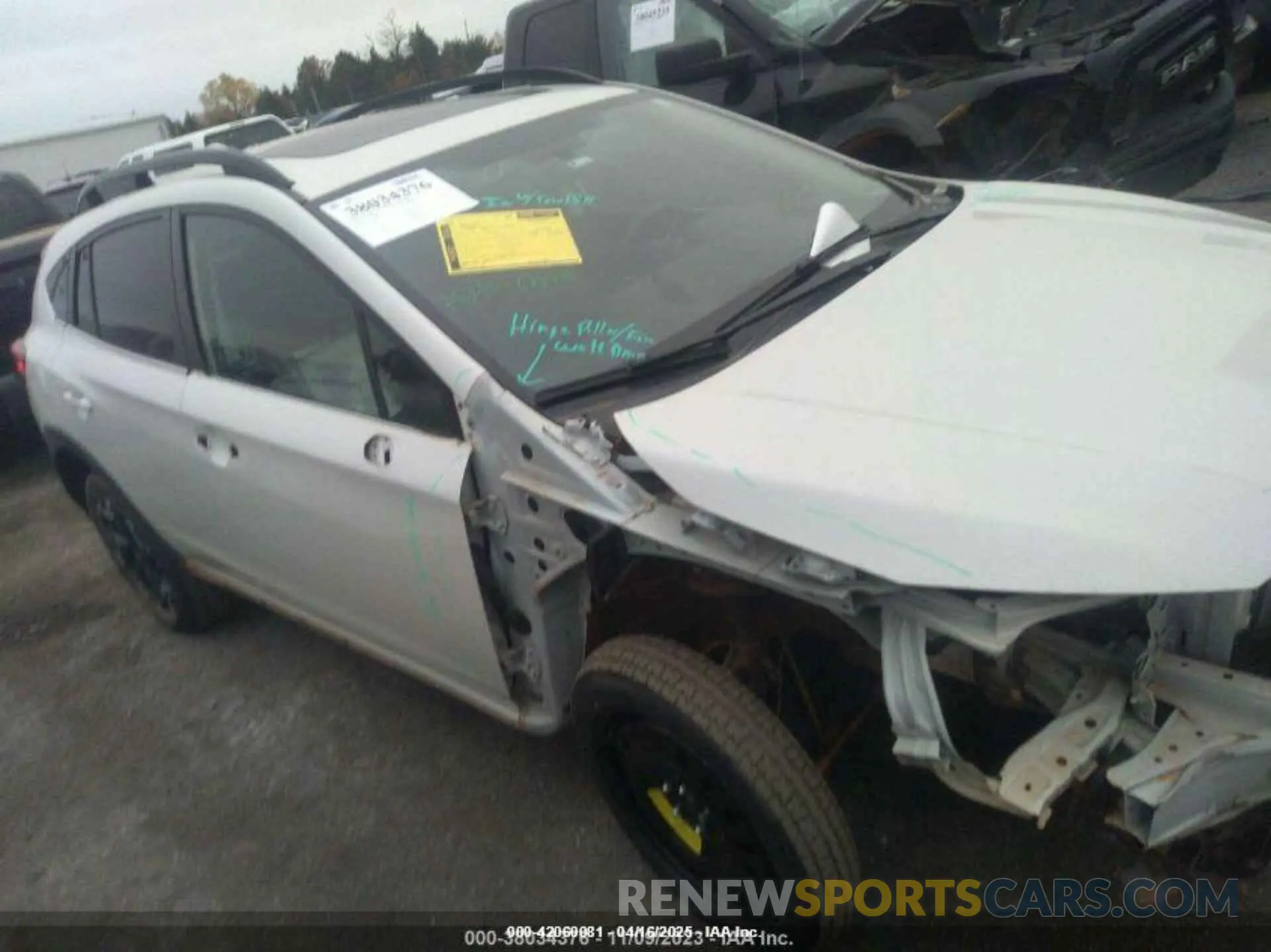 14 fotografías del automóvil dañado JF2GTHNC1M8652254 SUBARU CROSSTREK 2021