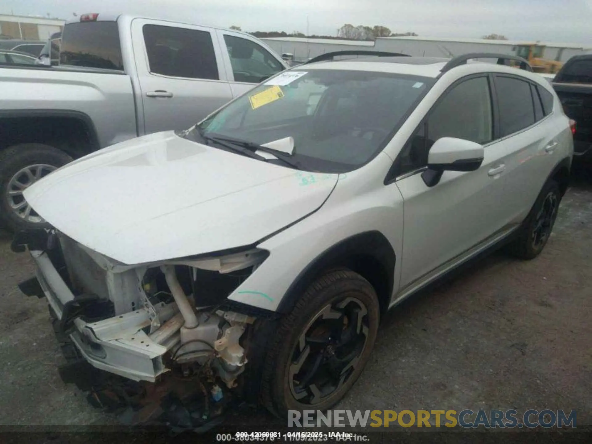 2 fotografías del automóvil dañado JF2GTHNC1M8652254 SUBARU CROSSTREK 2021