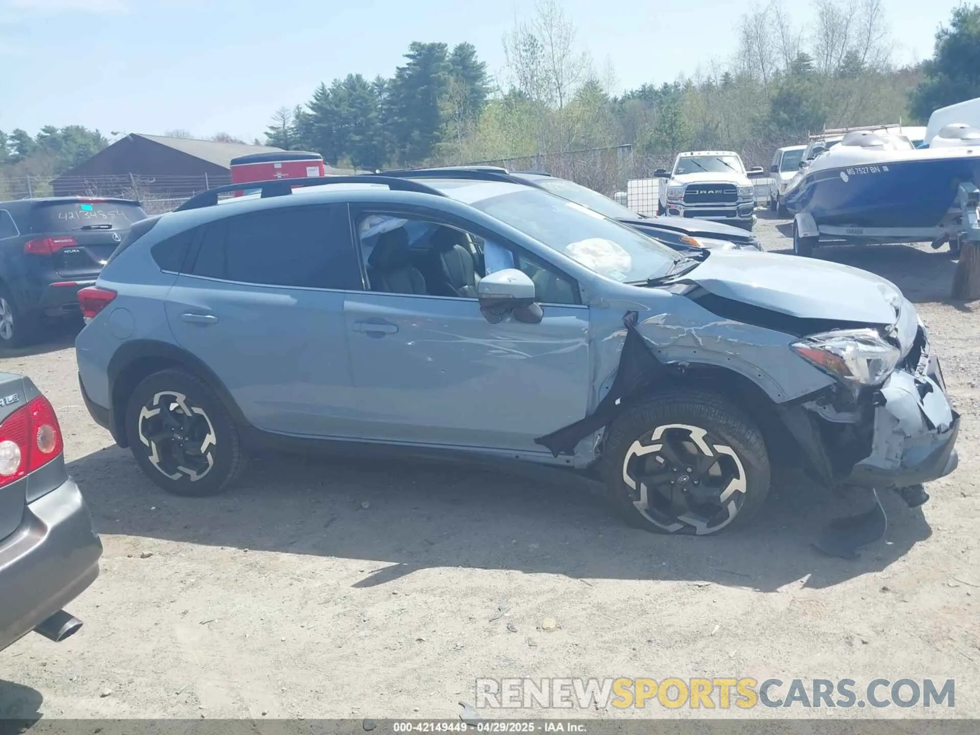 14 fotografías del automóvil dañado JF2GTHNC4M8672837 SUBARU CROSSTREK 2021
