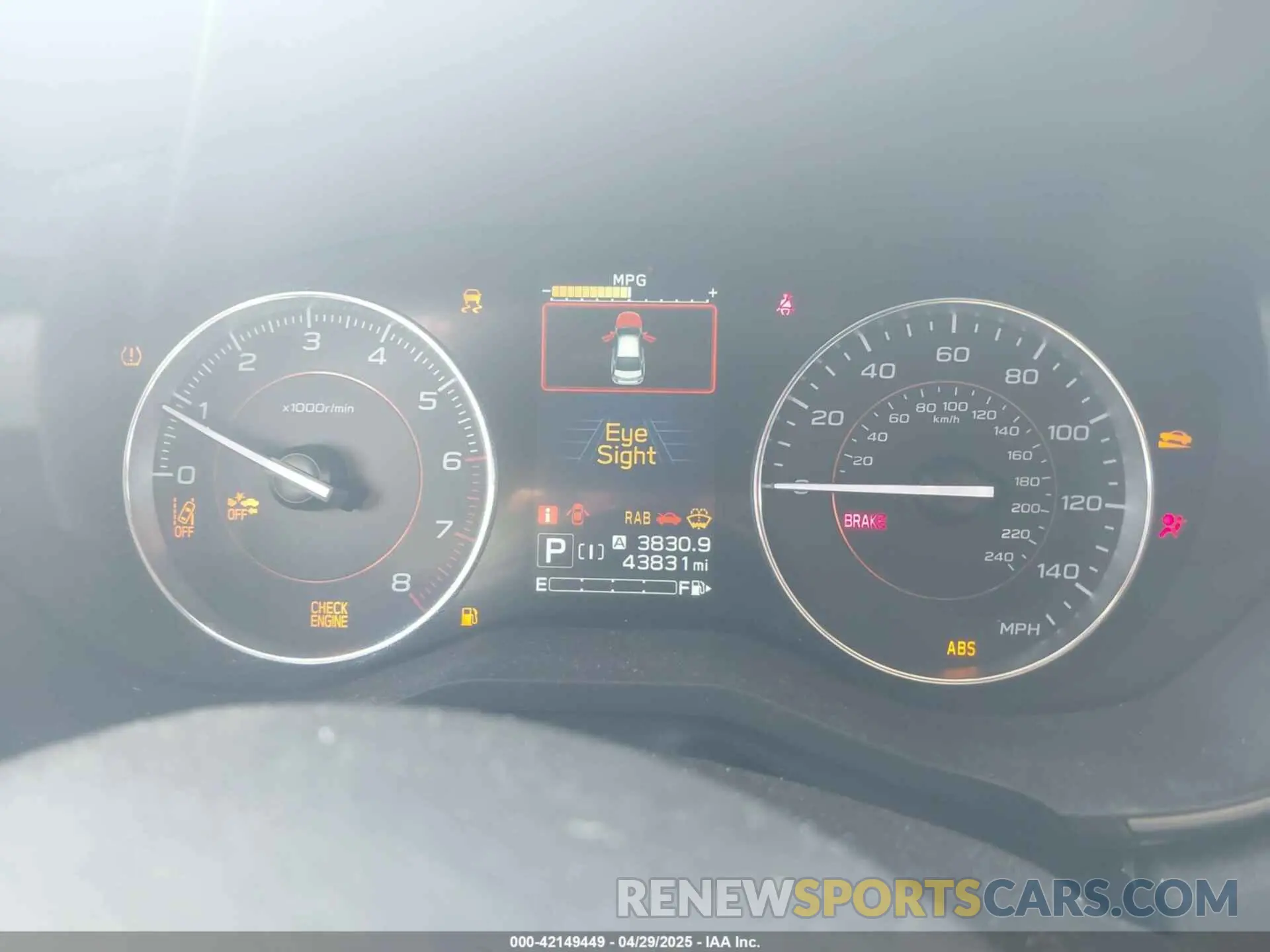 7 fotografías del automóvil dañado JF2GTHNC4M8672837 SUBARU CROSSTREK 2021