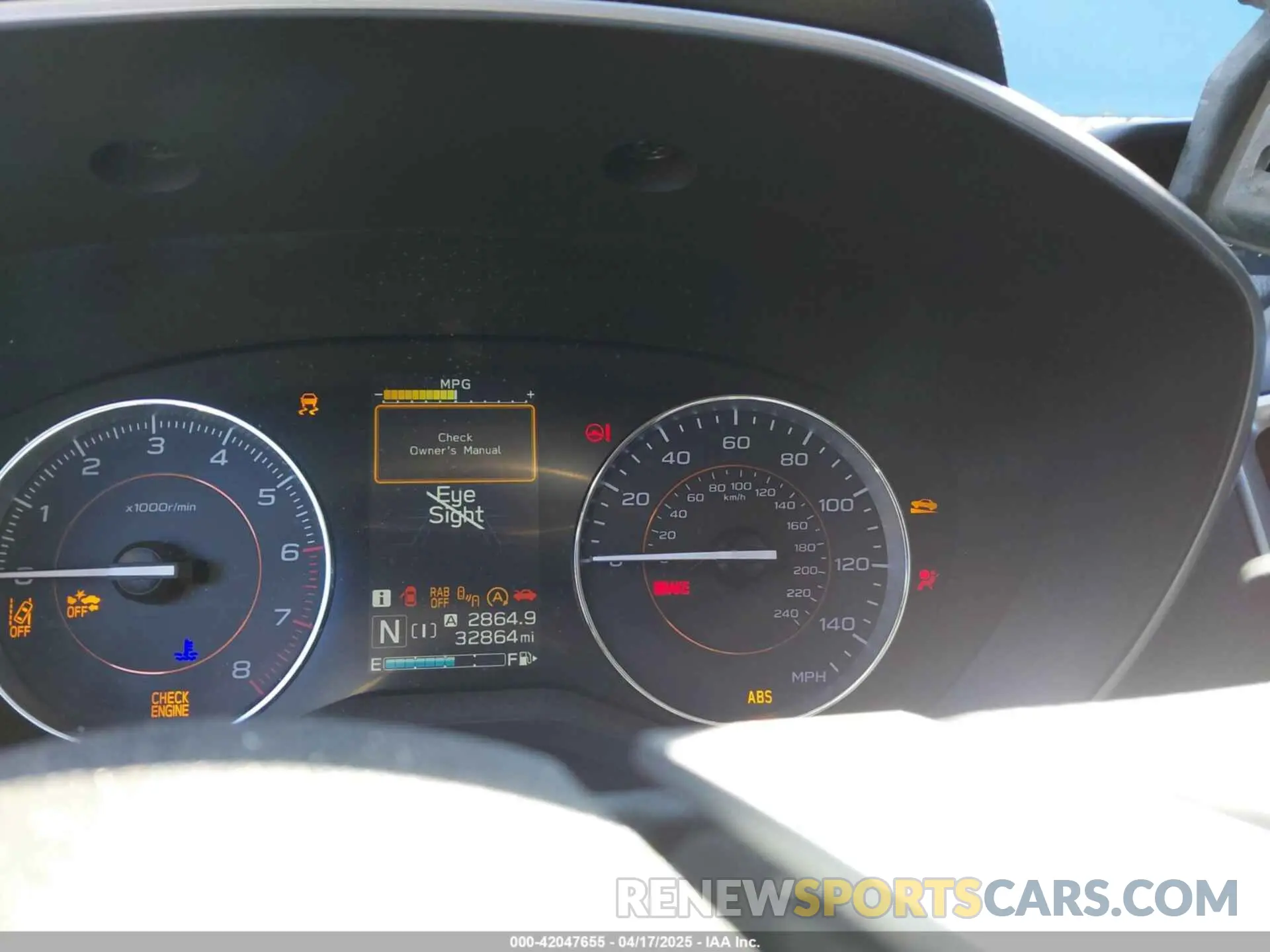 7 fotografías del automóvil dañado JF2GTHNC6M8207265 SUBARU CROSSTREK 2021