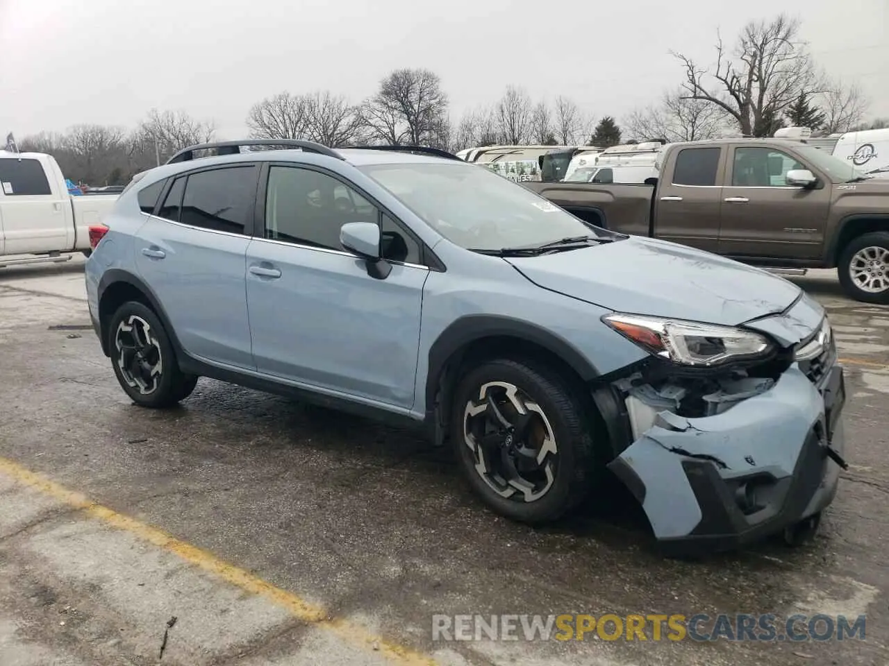 4 fotografías del automóvil dañado JF2GTHNC6M8280393 SUBARU CROSSTREK 2021
