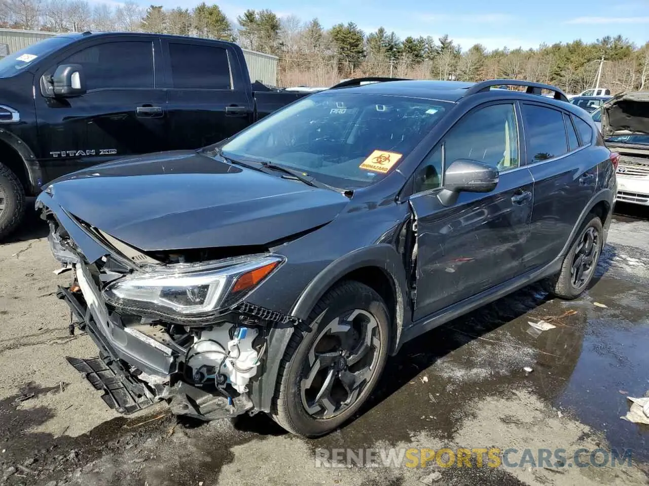 1 fotografías del automóvil dañado JF2GTHNC6M8286033 SUBARU CROSSTREK 2021