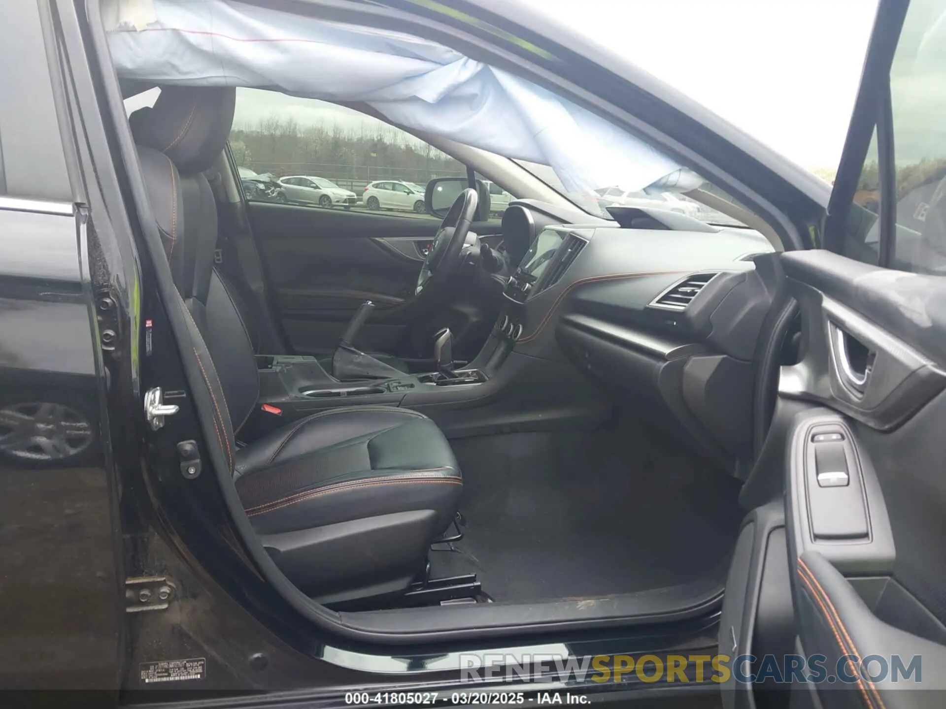 5 fotografías del automóvil dañado JF2GTHNC9M8322927 SUBARU CROSSTREK 2021