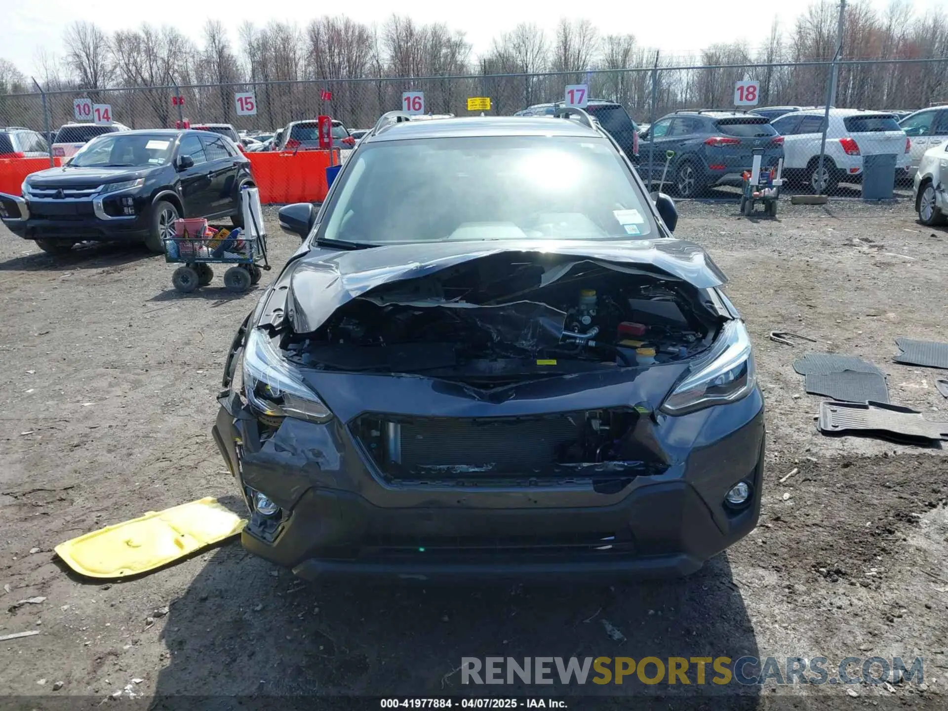 12 fotografías del automóvil dañado JF2GTHNC9M8679816 SUBARU CROSSTREK 2021