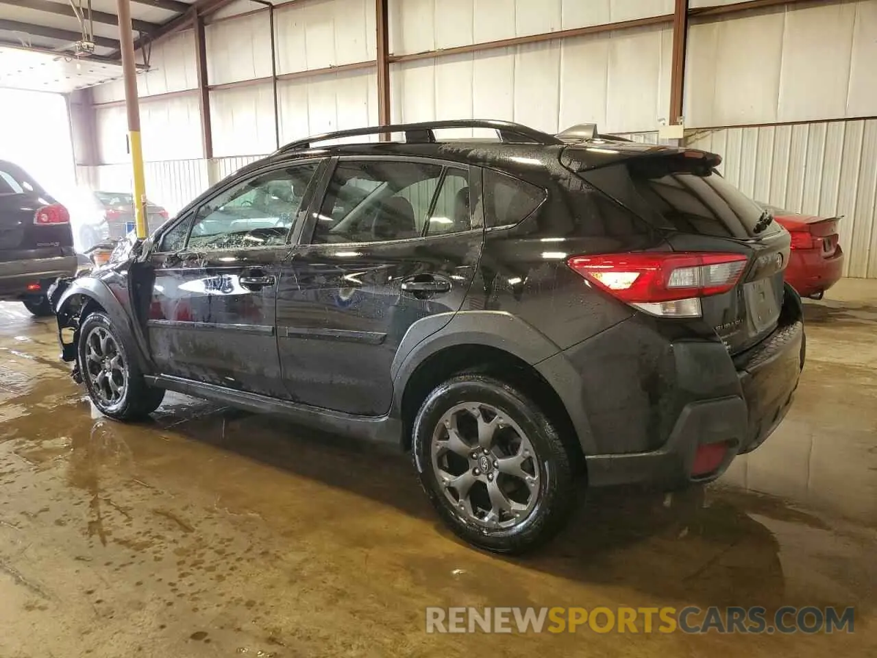 2 fotografías del automóvil dañado JF2GTHRC1MH389306 SUBARU CROSSTREK 2021