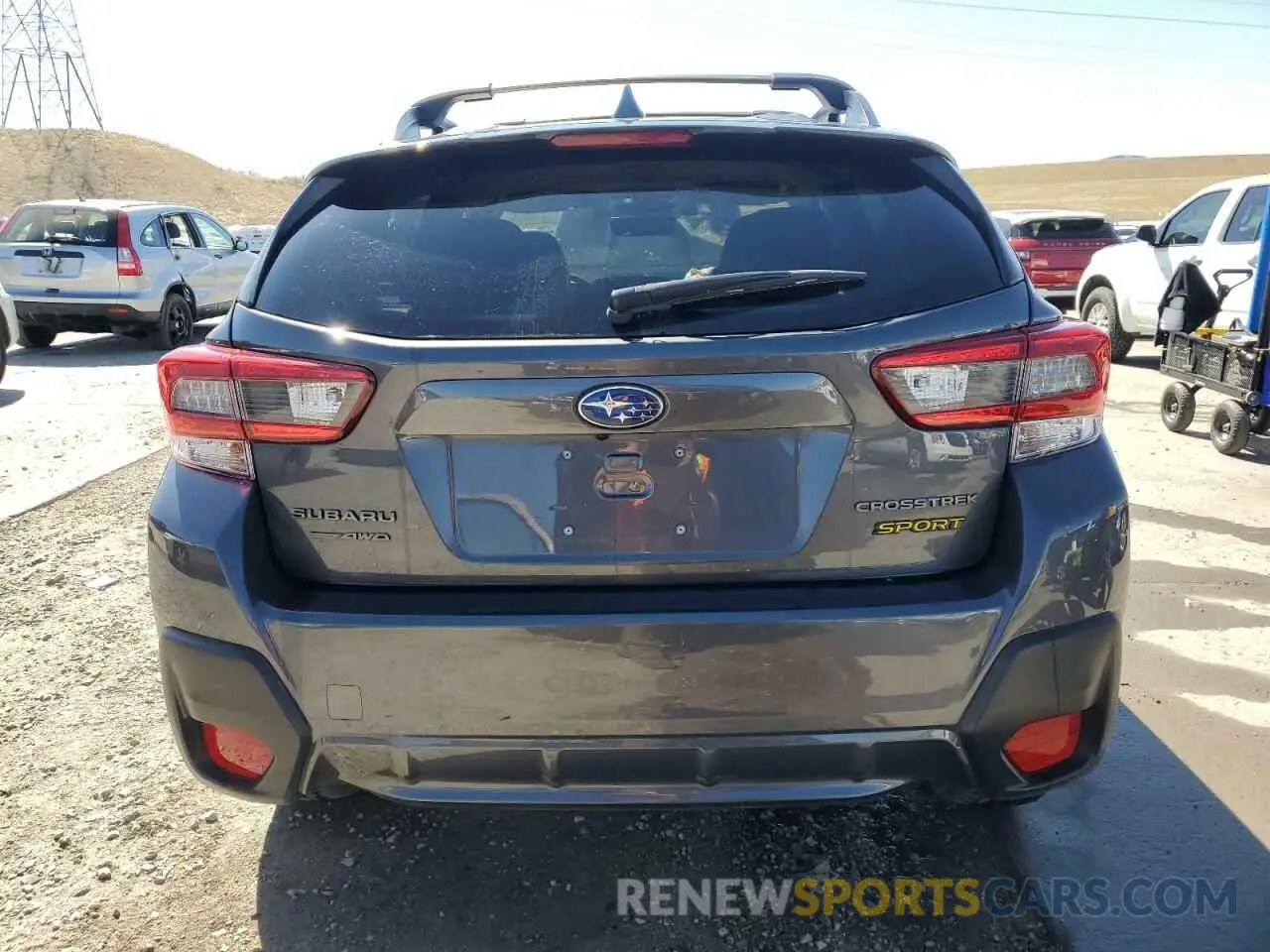 6 fotografías del automóvil dañado JF2GTHRC3MH329964 SUBARU CROSSTREK 2021