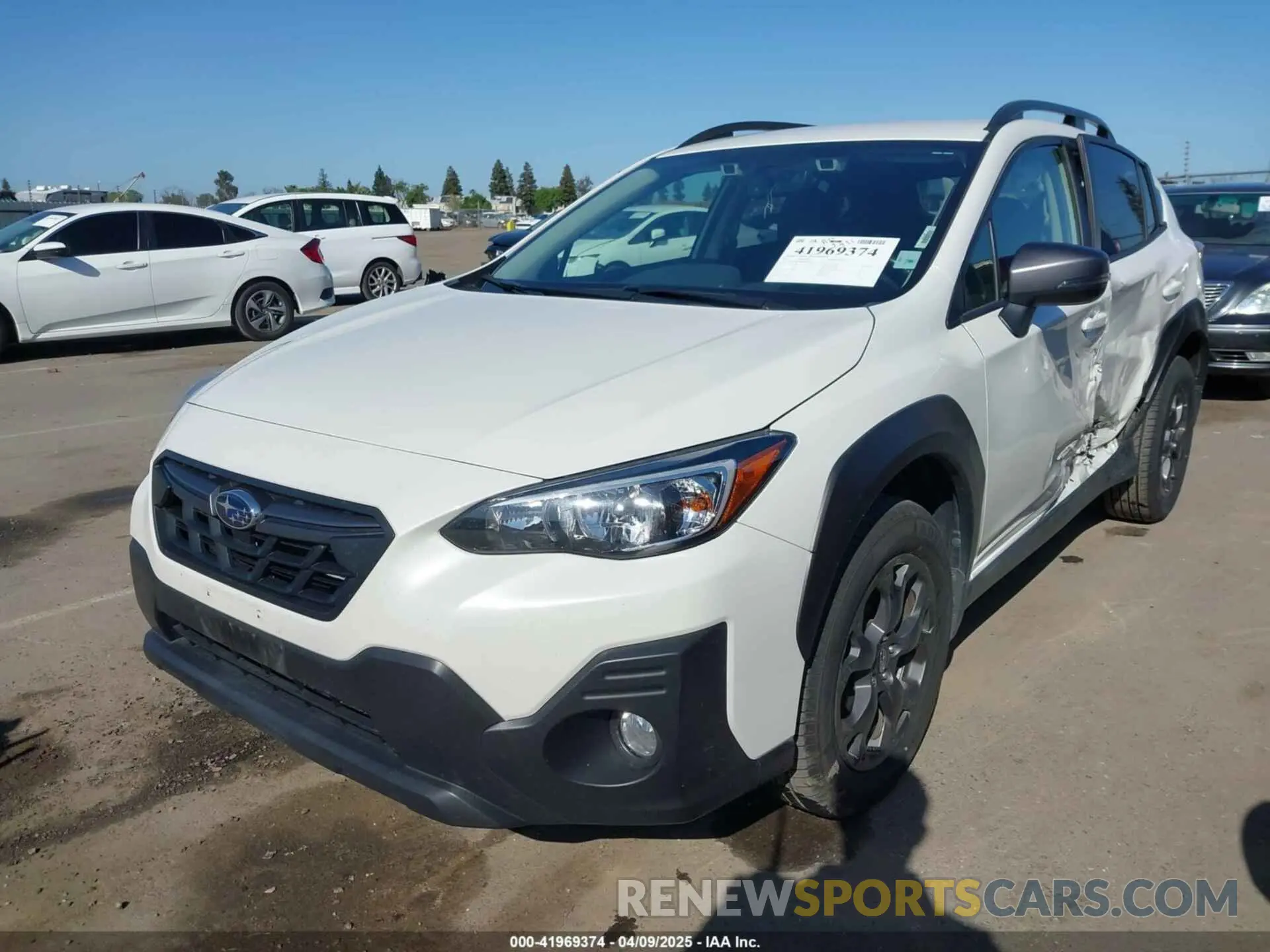 2 fotografías del automóvil dañado JF2GTHRC6MH387289 SUBARU CROSSTREK 2021