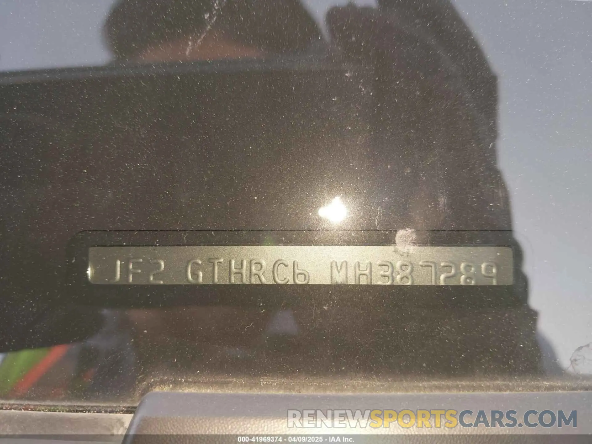 9 fotografías del automóvil dañado JF2GTHRC6MH387289 SUBARU CROSSTREK 2021