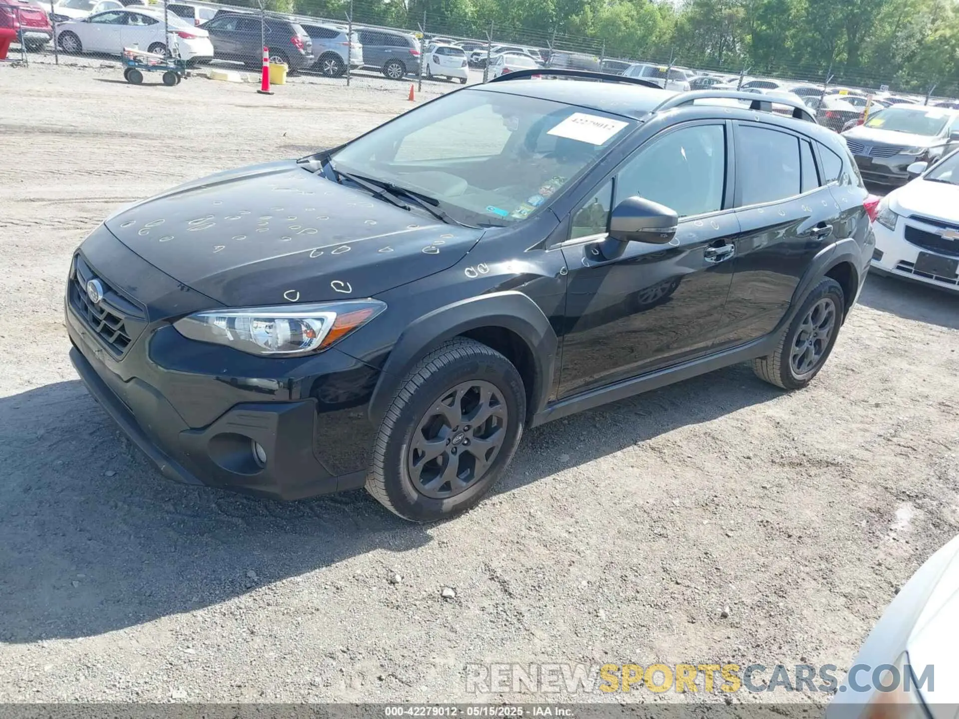 2 fotografías del automóvil dañado JF2GTHRC8MH289803 SUBARU CROSSTREK 2021