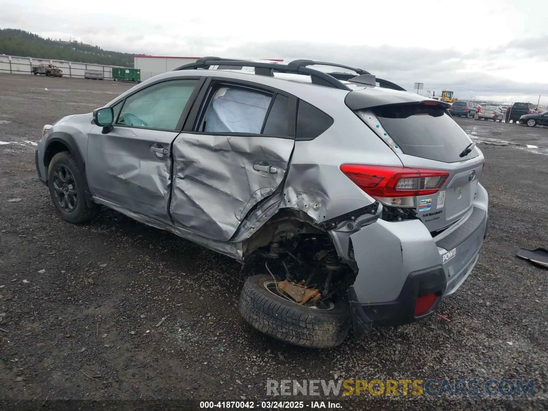 3 fotografías del automóvil dañado JF2GTHSC1MH226682 SUBARU CROSSTREK 2021