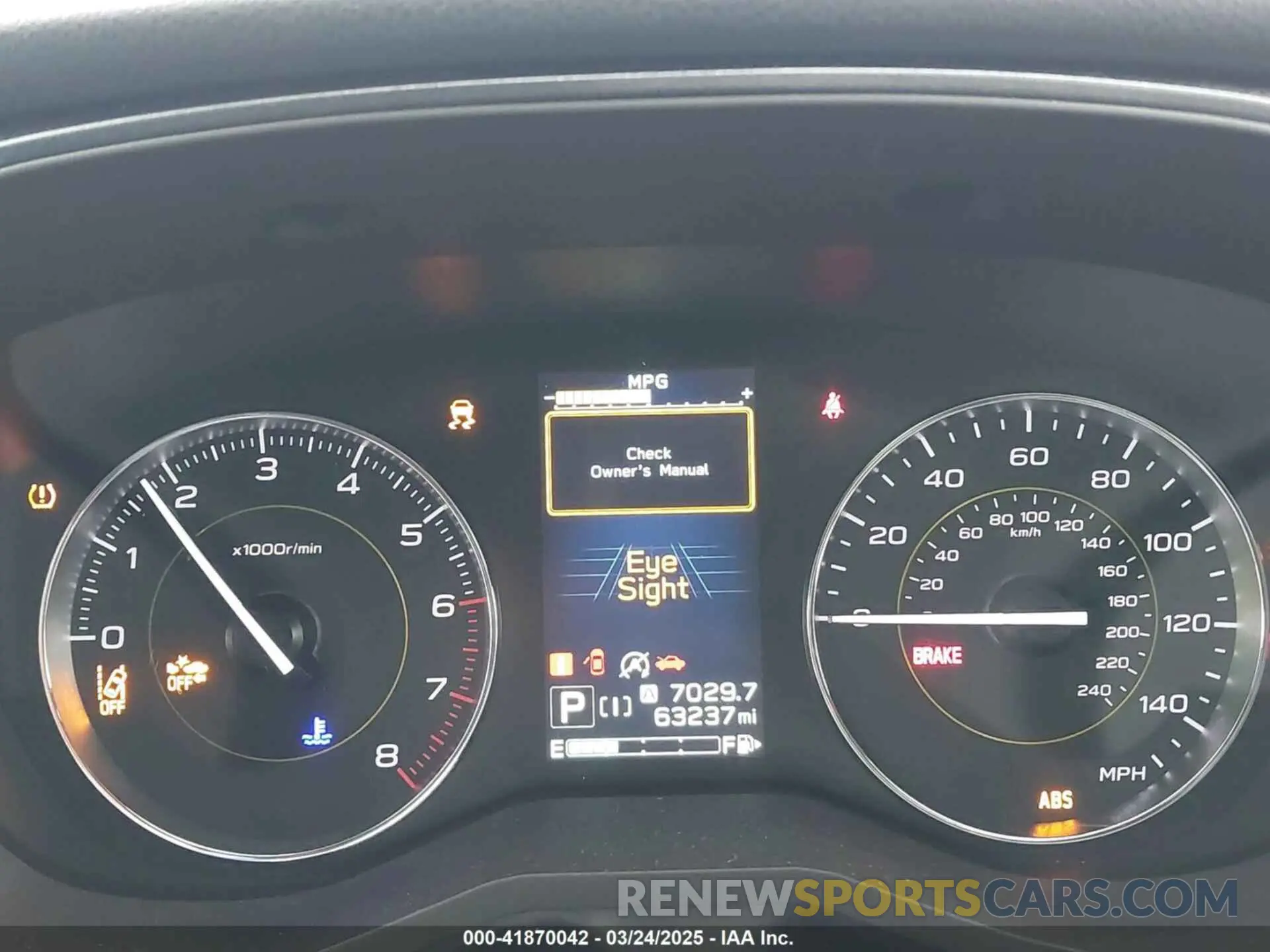 7 fotografías del automóvil dañado JF2GTHSC1MH226682 SUBARU CROSSTREK 2021