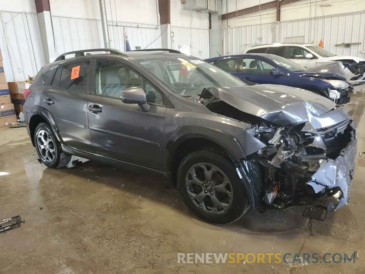4 fotografías del automóvil dañado JF2GTHSC1MH248536 SUBARU CROSSTREK 2021