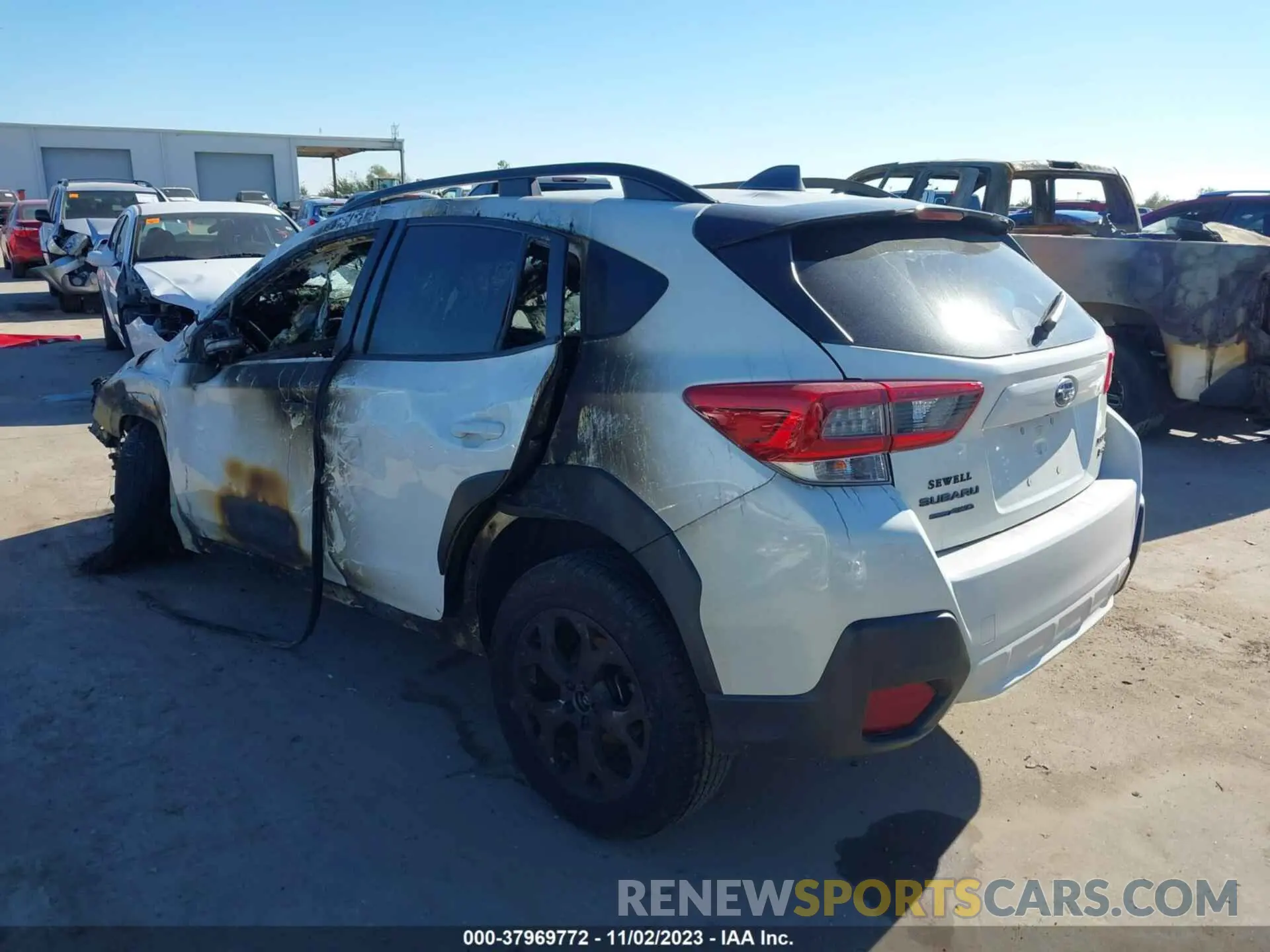 3 fotografías del automóvil dañado JF2GTHSC1MH651707 SUBARU CROSSTREK 2021