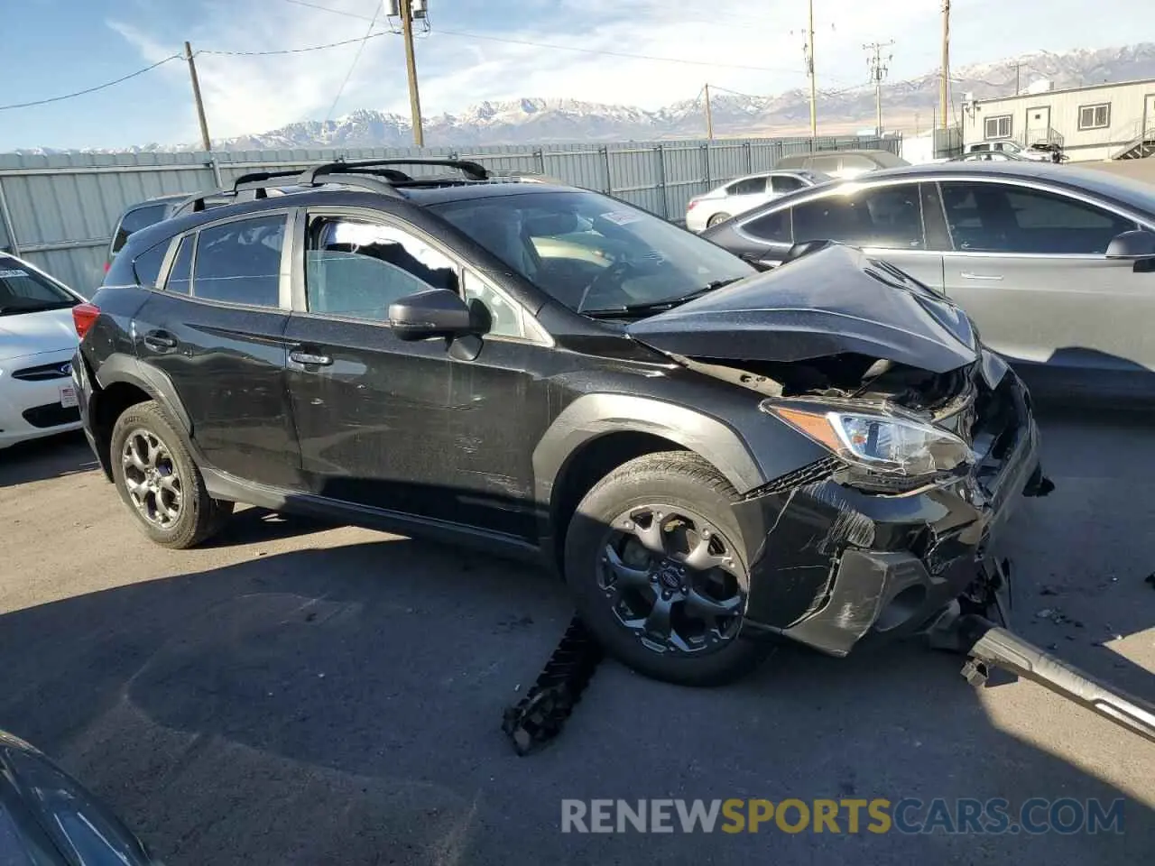 4 fotografías del automóvil dañado JF2GTHSC2MH300644 SUBARU CROSSTREK 2021