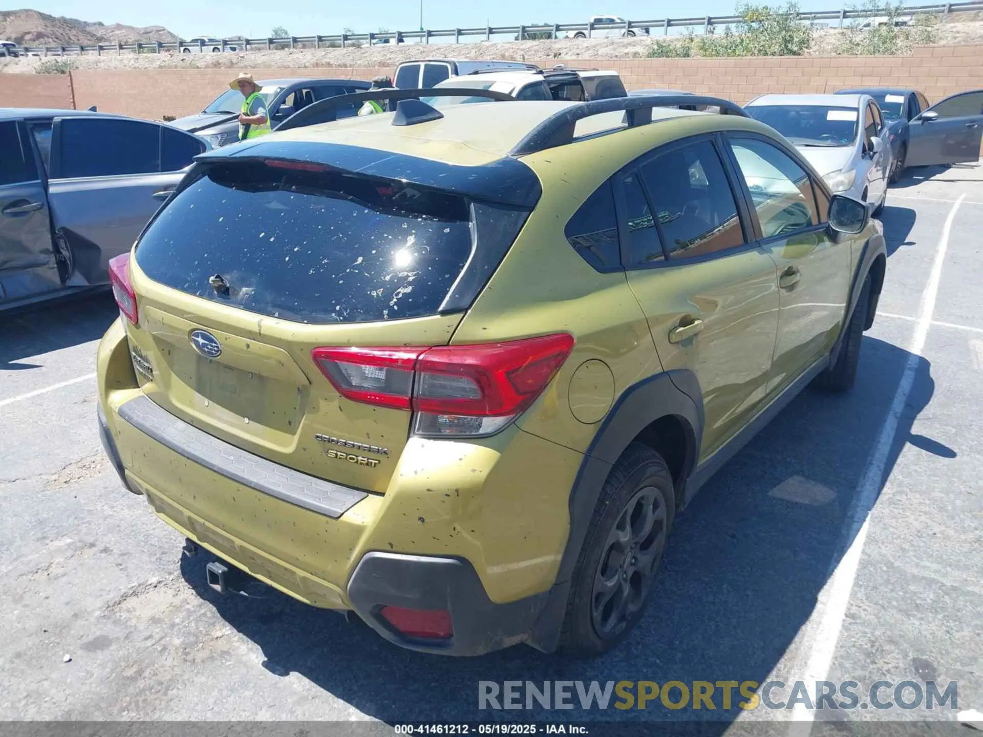 4 fotografías del automóvil dañado JF2GTHSC3MH238378 SUBARU CROSSTREK 2021