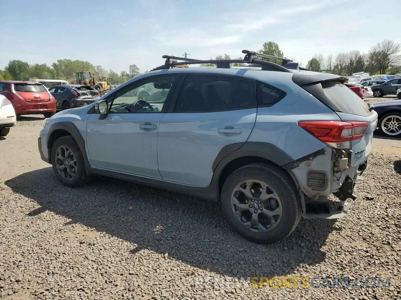 2 fotografías del automóvil dañado JF2GTHSC4MH227860 SUBARU CROSSTREK 2021