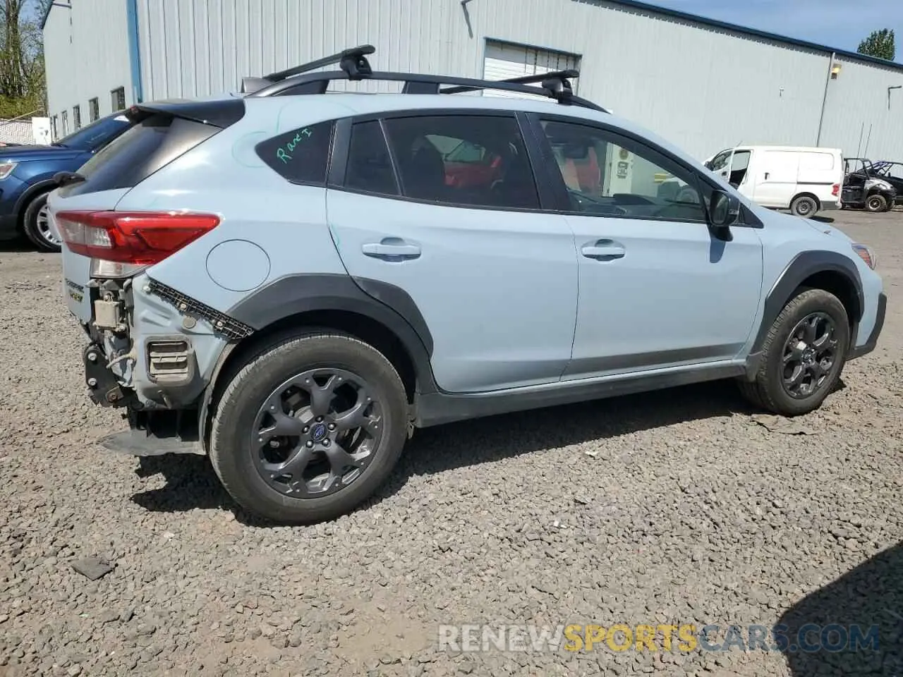 3 fotografías del automóvil dañado JF2GTHSC4MH227860 SUBARU CROSSTREK 2021