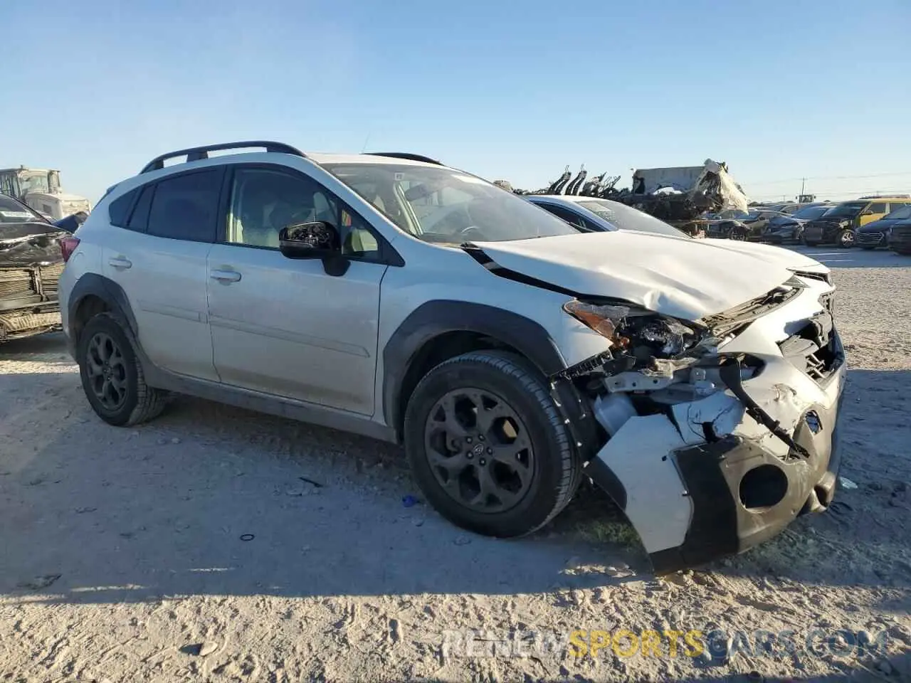 4 fotografías del automóvil dañado JF2GTHSC4MH240186 SUBARU CROSSTREK 2021