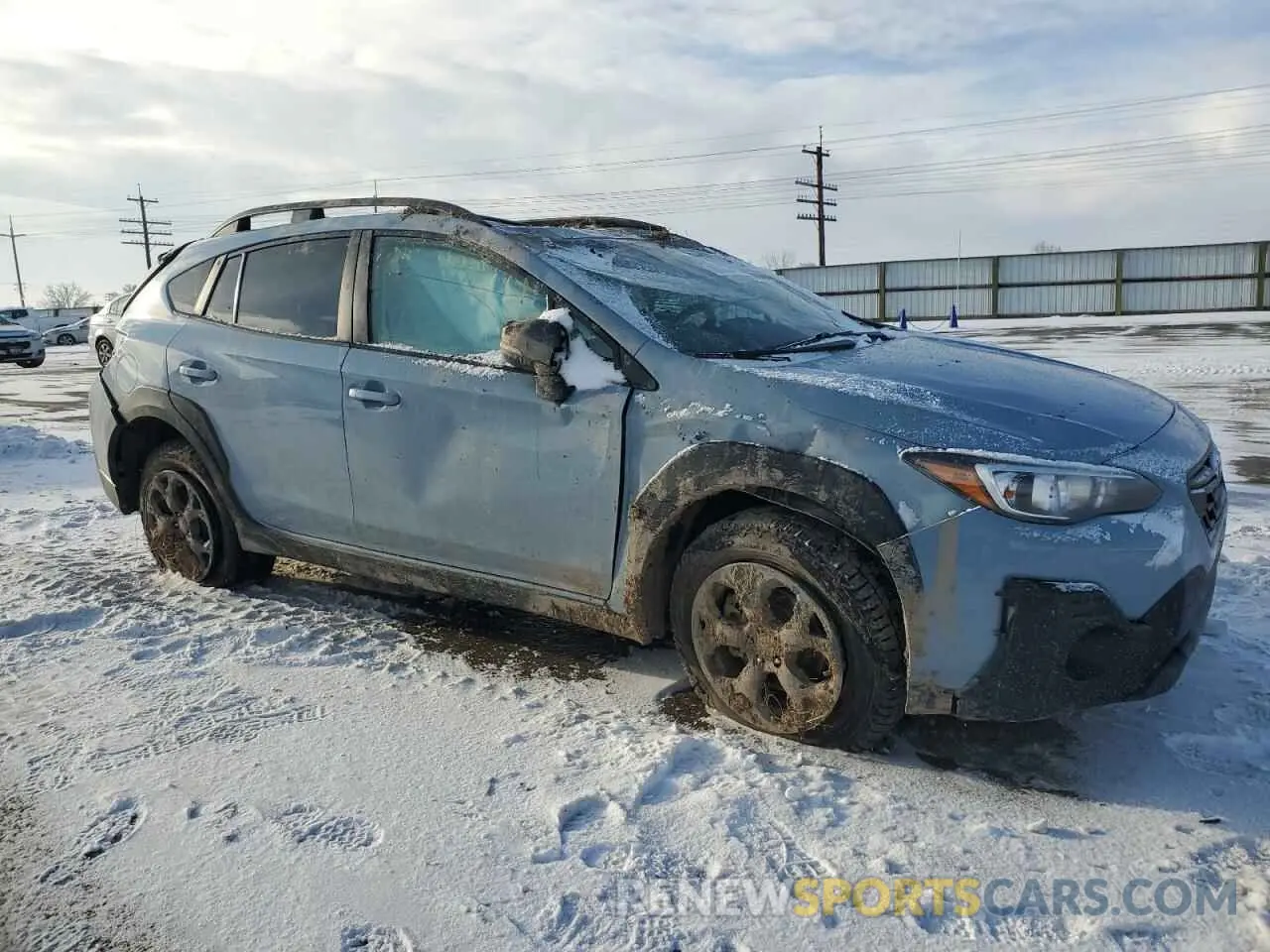 4 fotografías del automóvil dañado JF2GTHSC4MH357895 SUBARU CROSSTREK 2021