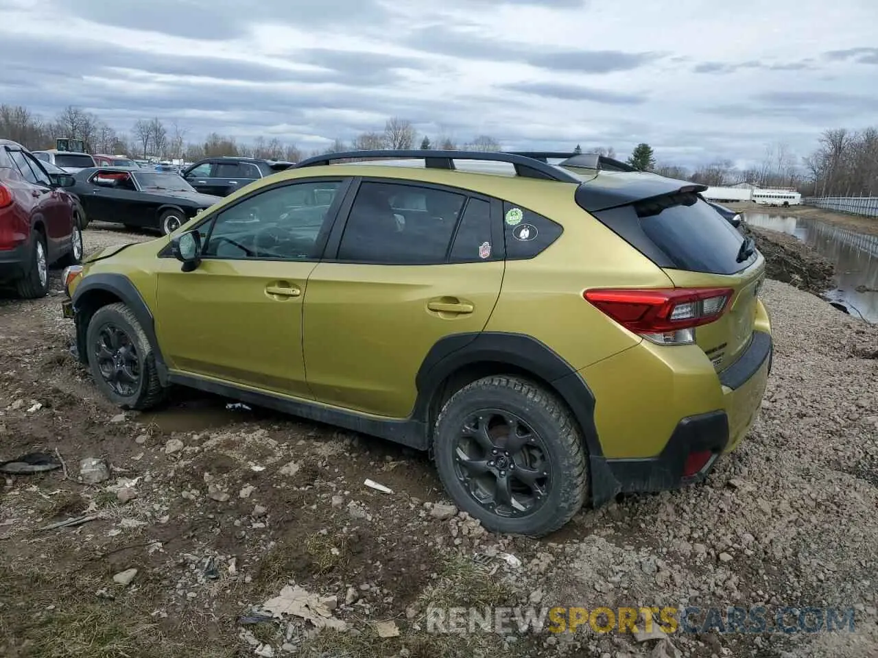 2 fotografías del automóvil dañado JF2GTHSC5MH239029 SUBARU CROSSTREK 2021