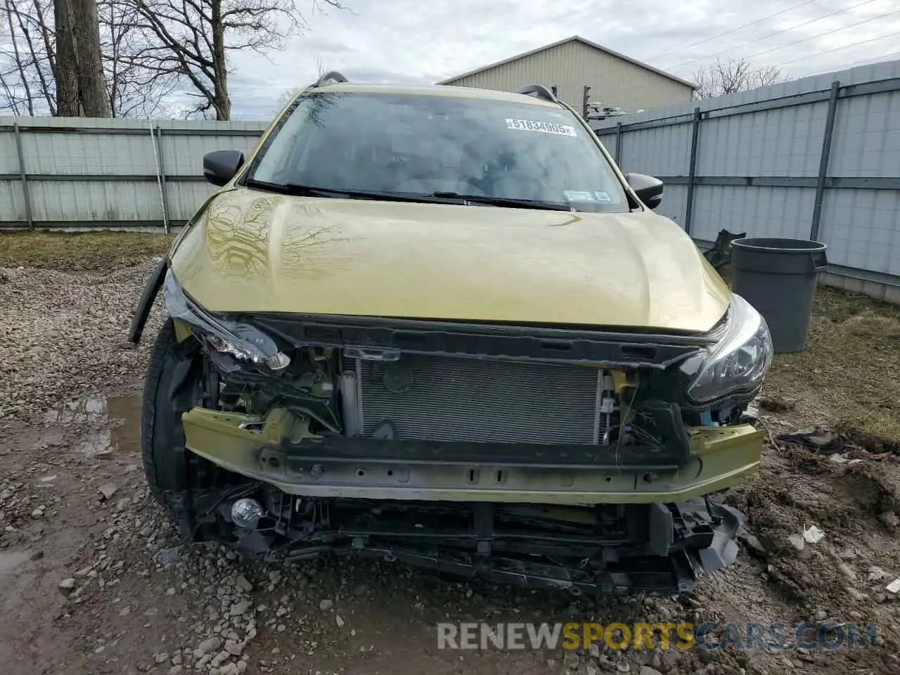 5 fotografías del automóvil dañado JF2GTHSC5MH239029 SUBARU CROSSTREK 2021