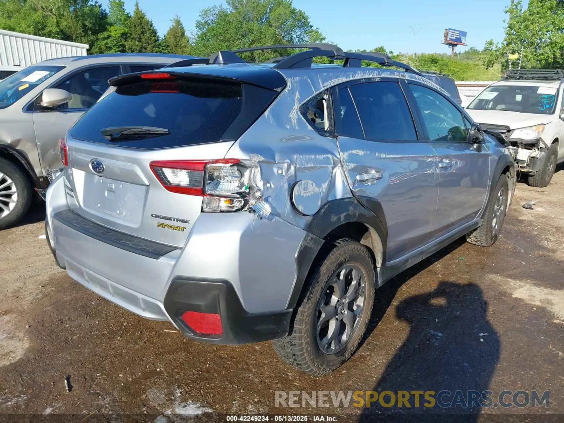 4 fotografías del automóvil dañado JF2GTHSC6MH222708 SUBARU CROSSTREK 2021