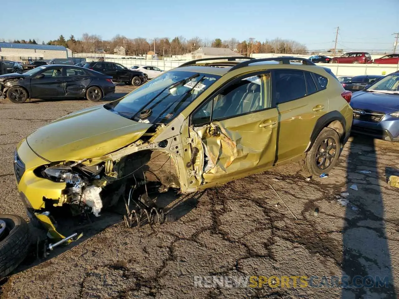 1 fotografías del automóvil dañado JF2GTHSC6MH285730 SUBARU CROSSTREK 2021