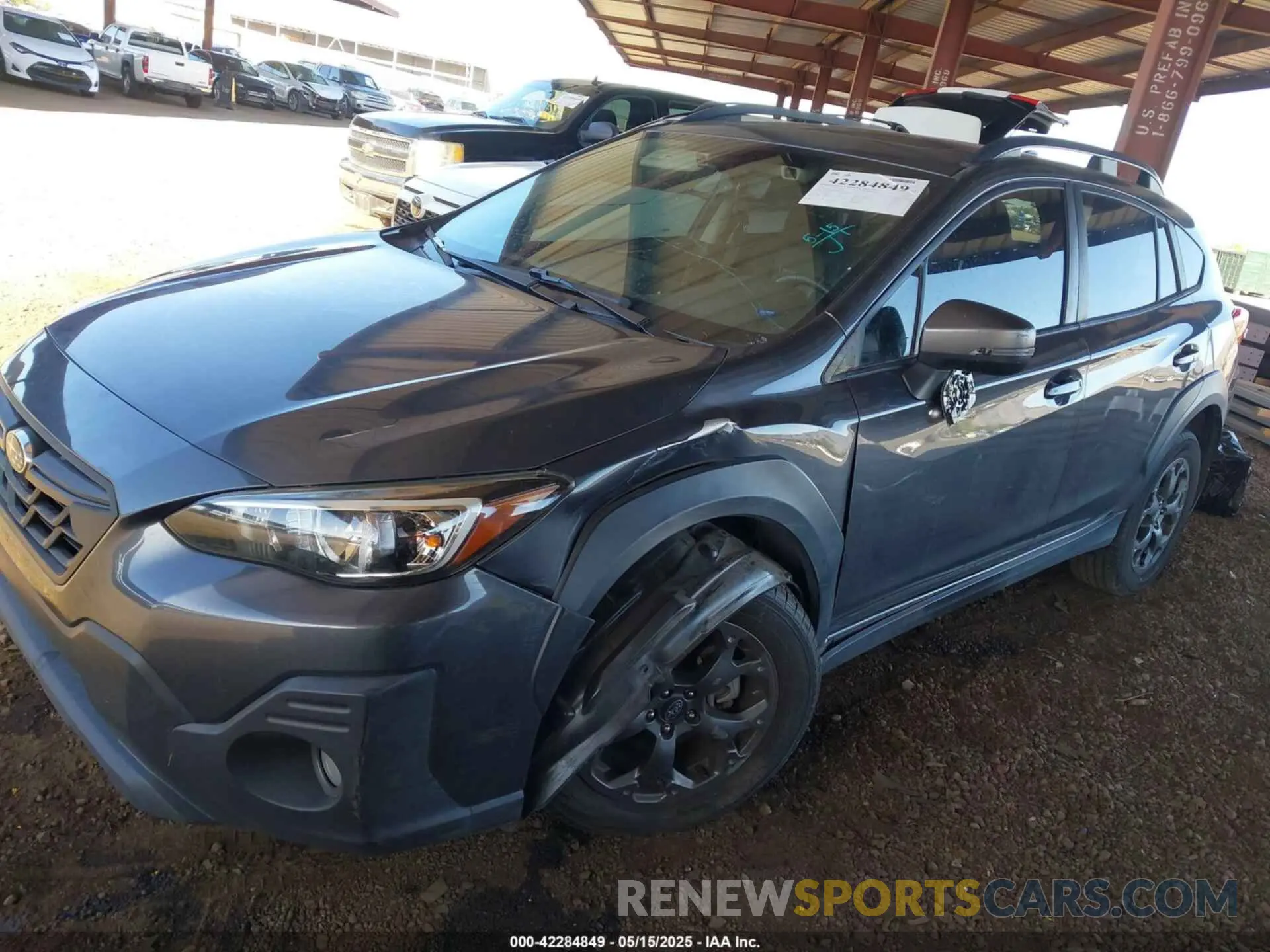 17 fotografías del automóvil dañado JF2GTHSC6MH300596 SUBARU CROSSTREK 2021