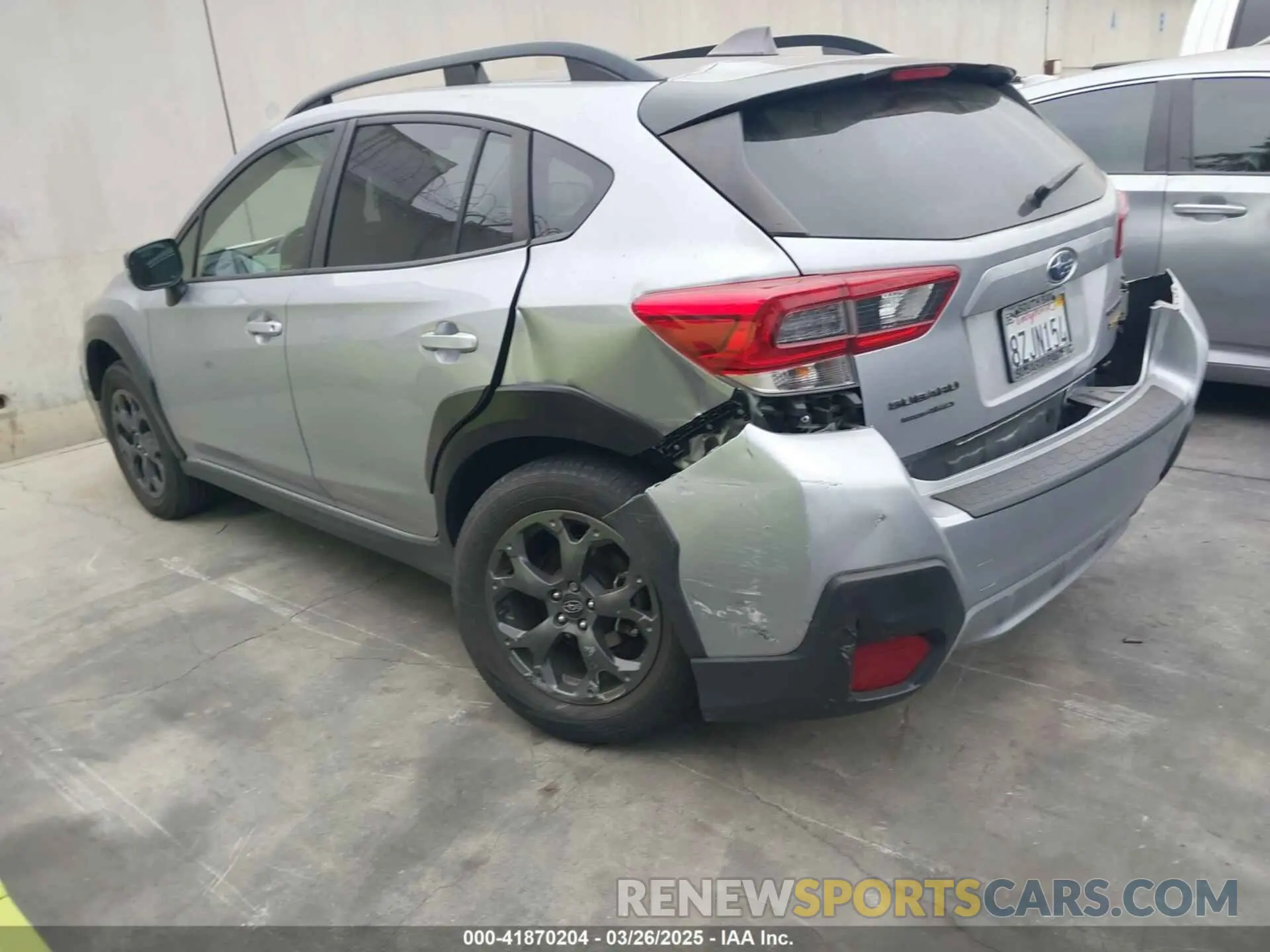 3 fotografías del automóvil dañado JF2GTHSC6MH673640 SUBARU CROSSTREK 2021