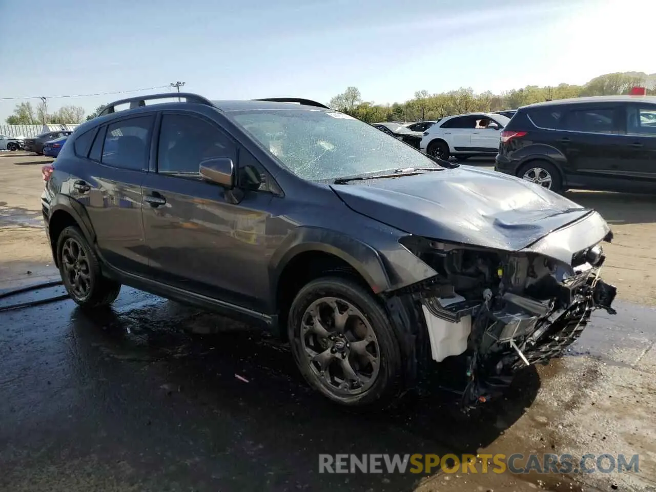 4 fotografías del automóvil dañado JF2GTHSC7MH259072 SUBARU CROSSTREK 2021