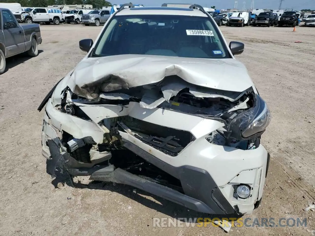 5 fotografías del automóvil dañado JF2GTHSC7MH373413 SUBARU CROSSTREK 2021