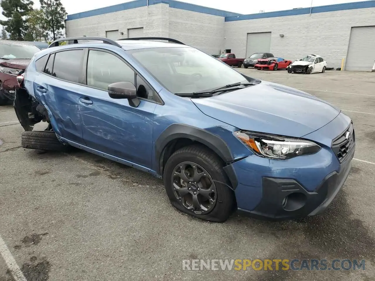4 fotografías del automóvil dañado JF2GTHSC8MH238991 SUBARU CROSSTREK 2021
