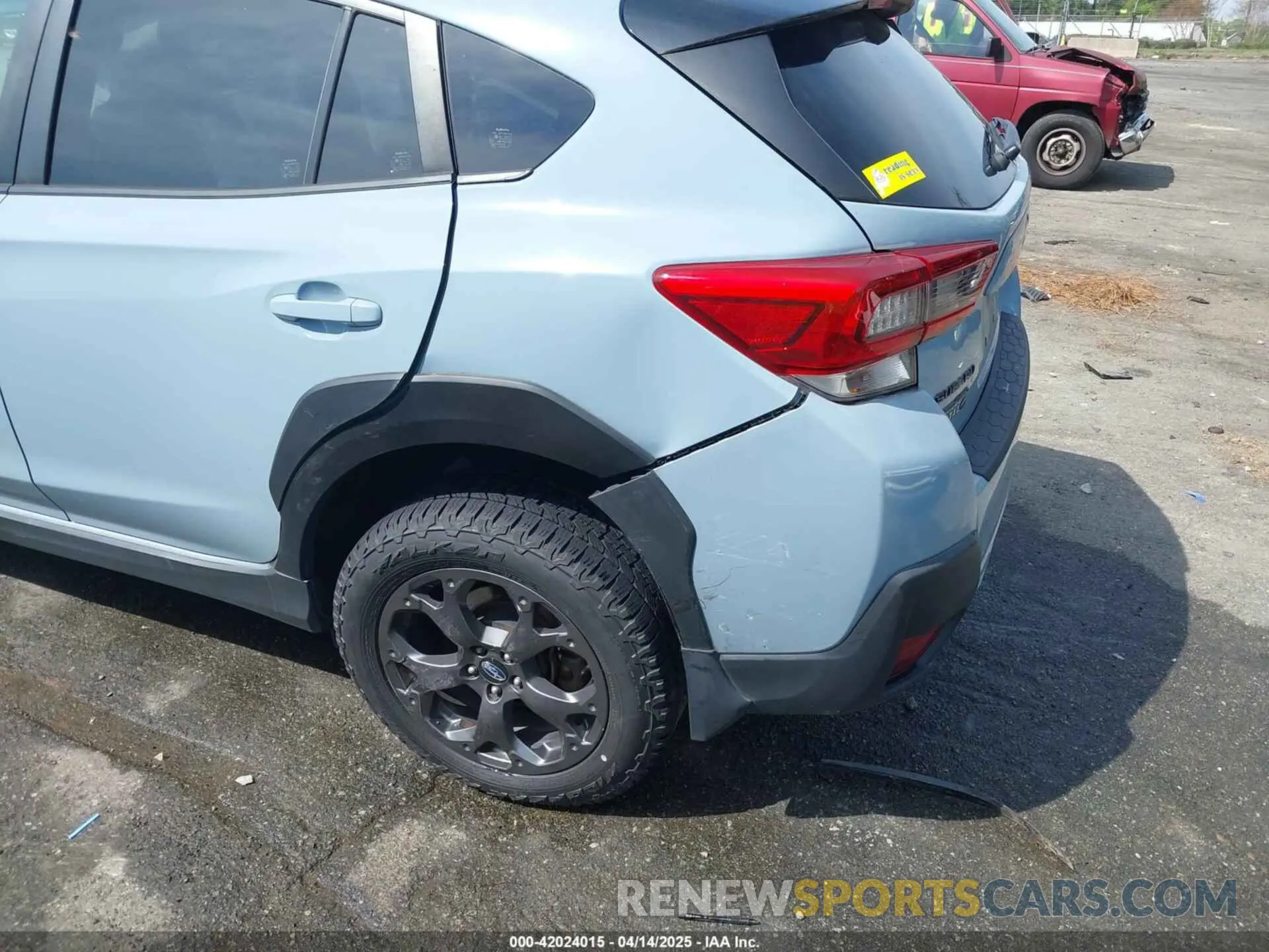 6 fotografías del automóvil dañado JF2GTHSC8MH336161 SUBARU CROSSTREK 2021